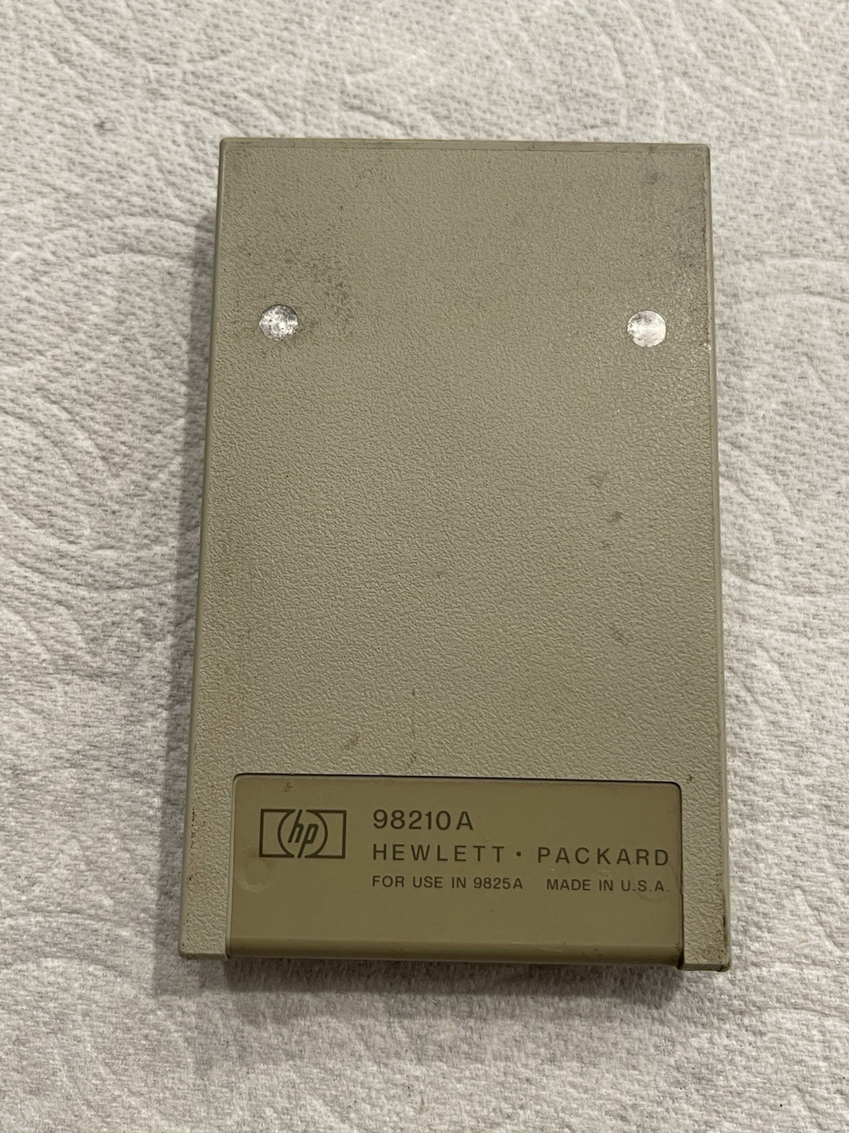 HP9825A Cartridge / ROM Module Model 98210A String - Adv Programming