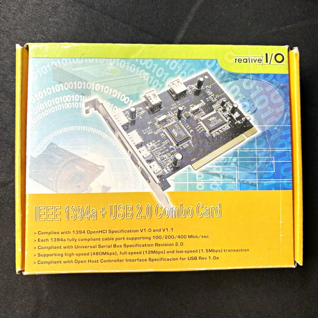 Creative I/O IEEE 1394a + USB 2.0 Combo PCI Card 5-Port UW-330COMBOPCI-A01