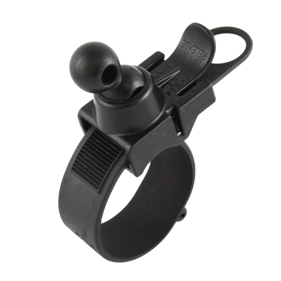 RAP-SB-187RU  RAM EZ-Strap Rail Mount with Double Ball Adap...
