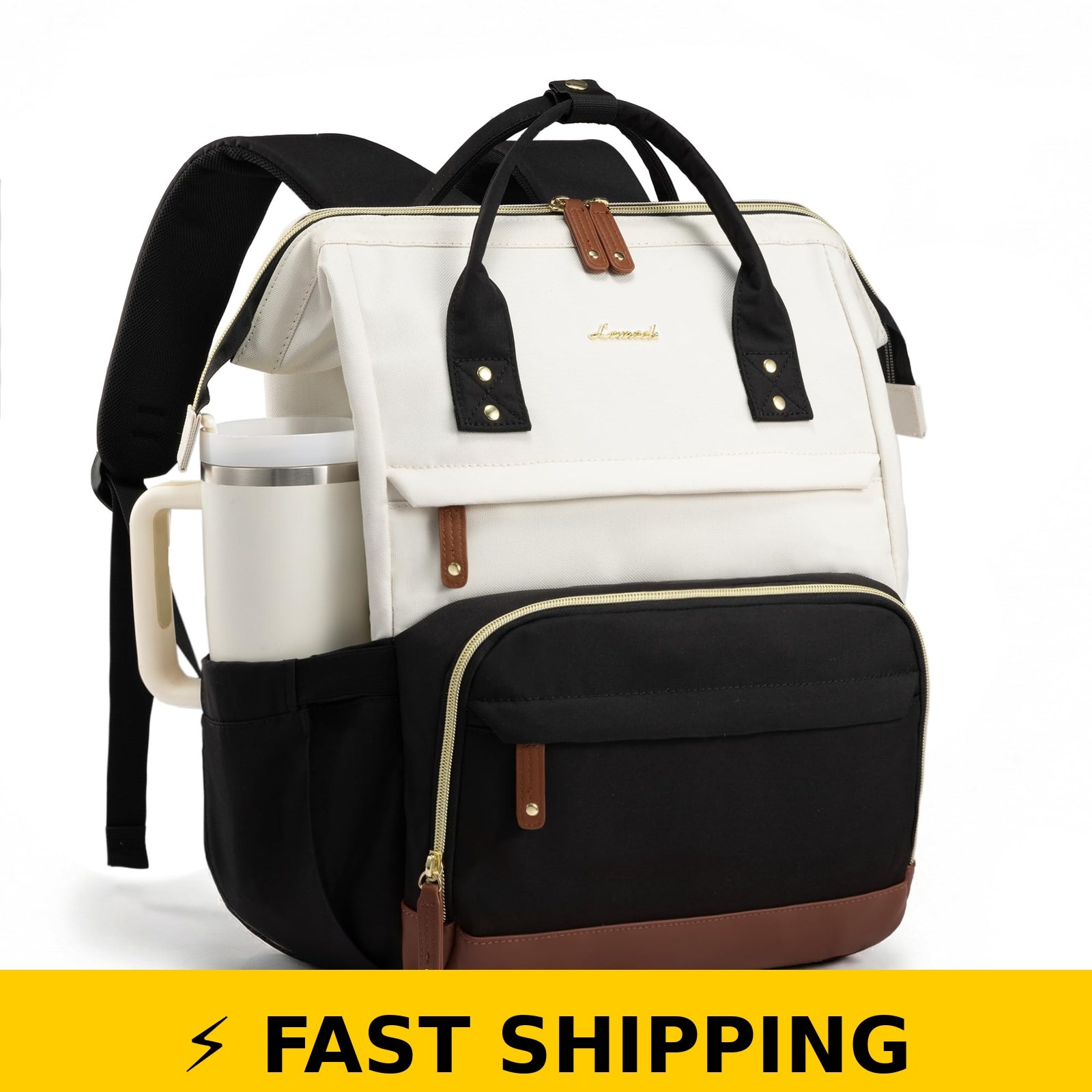 LOVEVOOK 15.6 Inch Laptop Backpack - Waterproof Women’s Work Bag