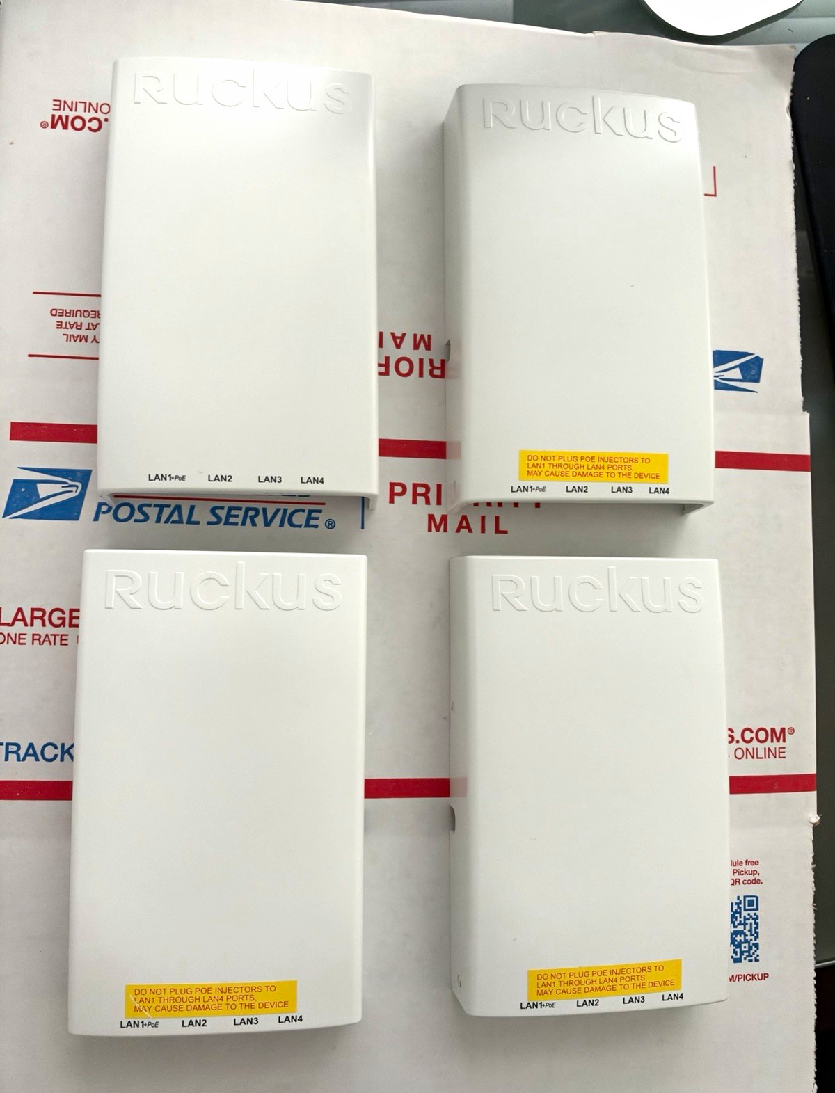 Ruckus H510 Dual-Band Wireless Access Point Lot of 4 White 4-Port RJ-45