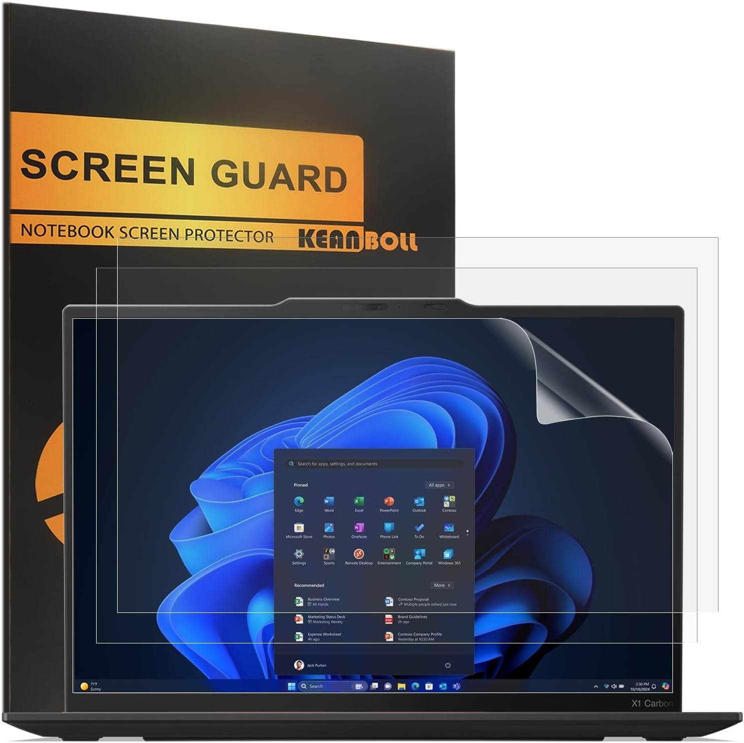 3 Pack Anti Glare Screen Protector for 14 inch Lenovo ThinkPad X1 Carbon Gen 13/