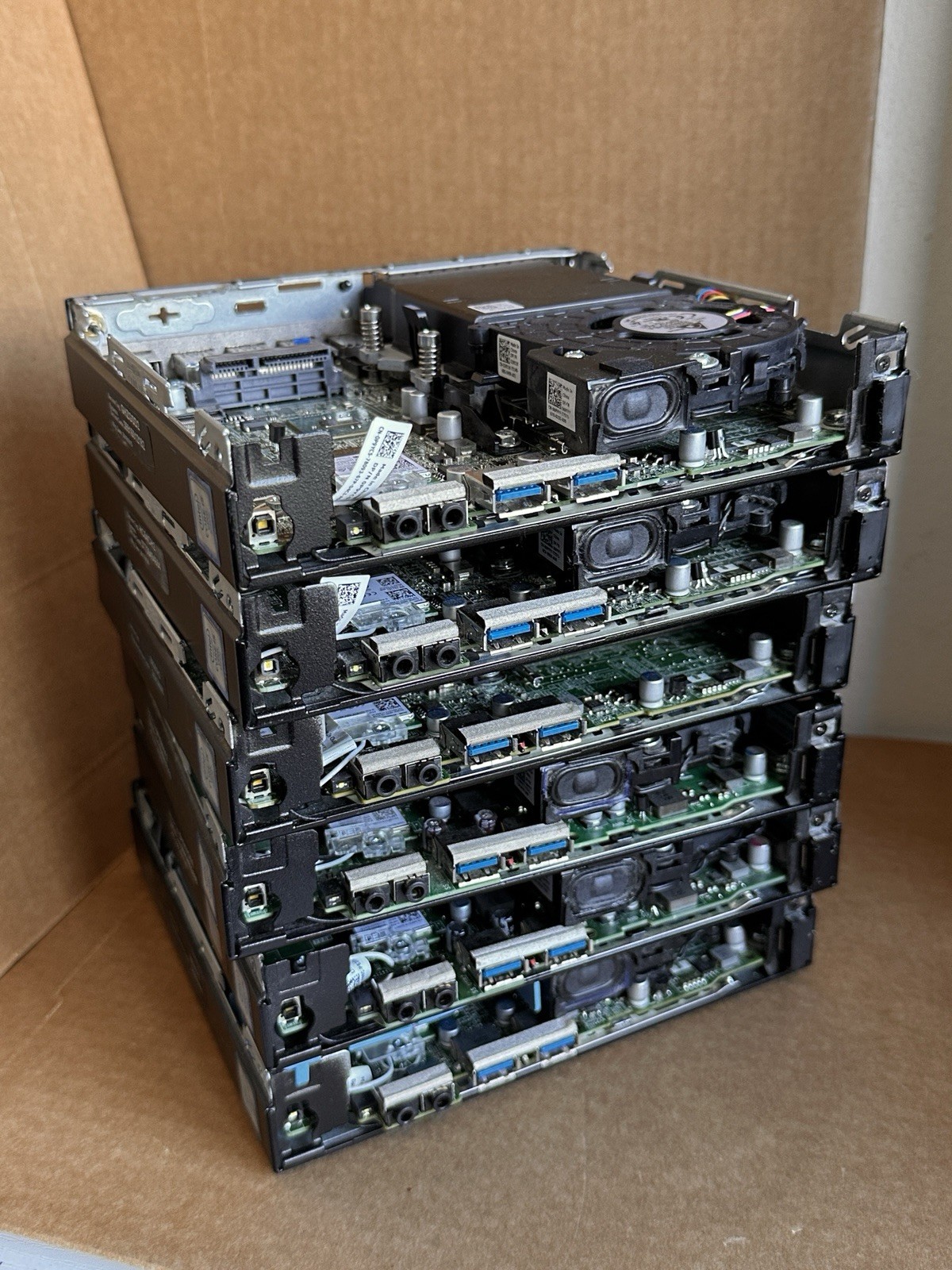 Lot of (6) Dell OptiPlex Micro i5 6th gen / No RAM - No SSD - No Cover
