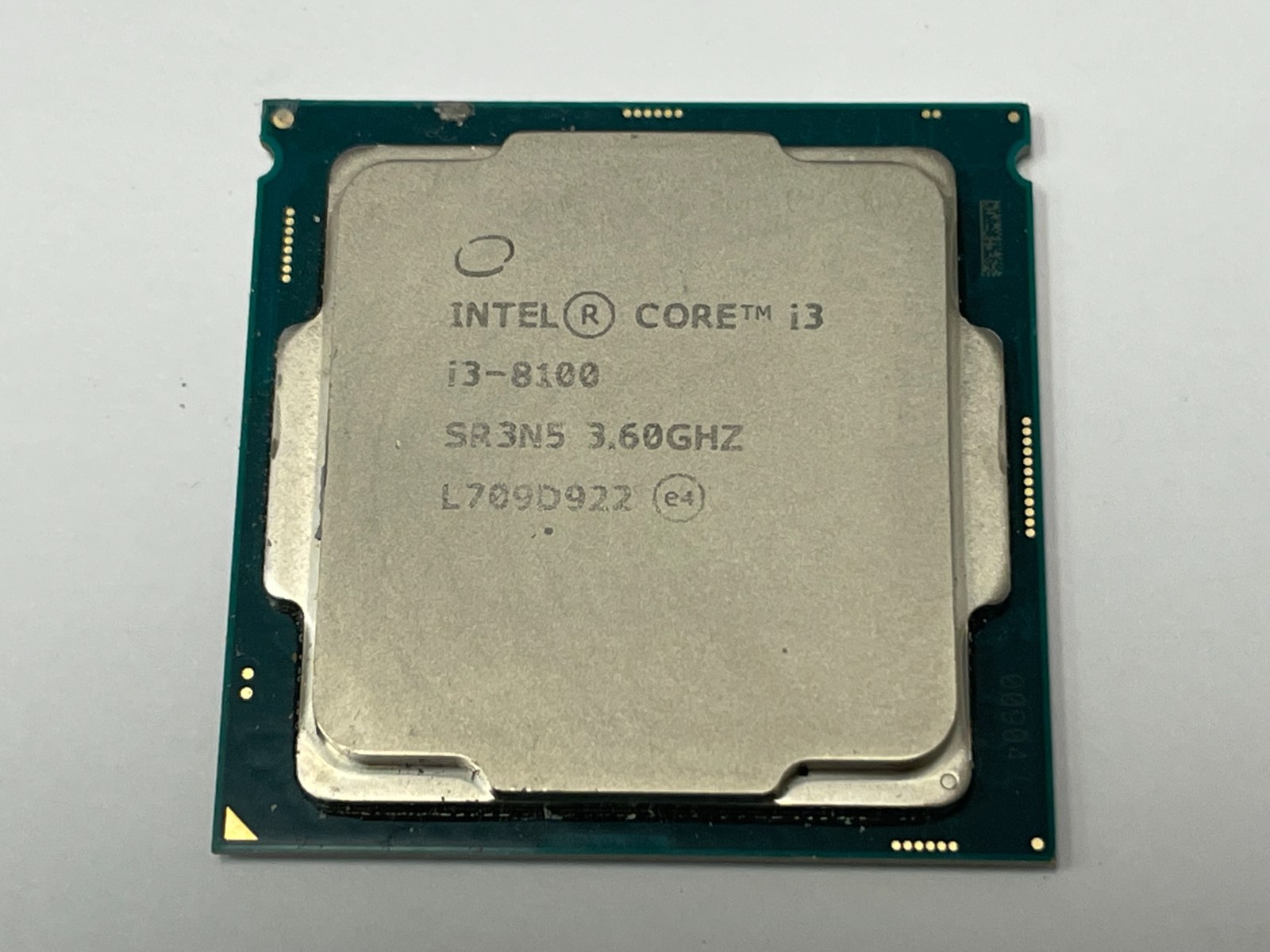 Intel SR3N5 Core i3-8100 3.60GHz 6M Socket 1151 Quad-Core CPU Processor LGA1151