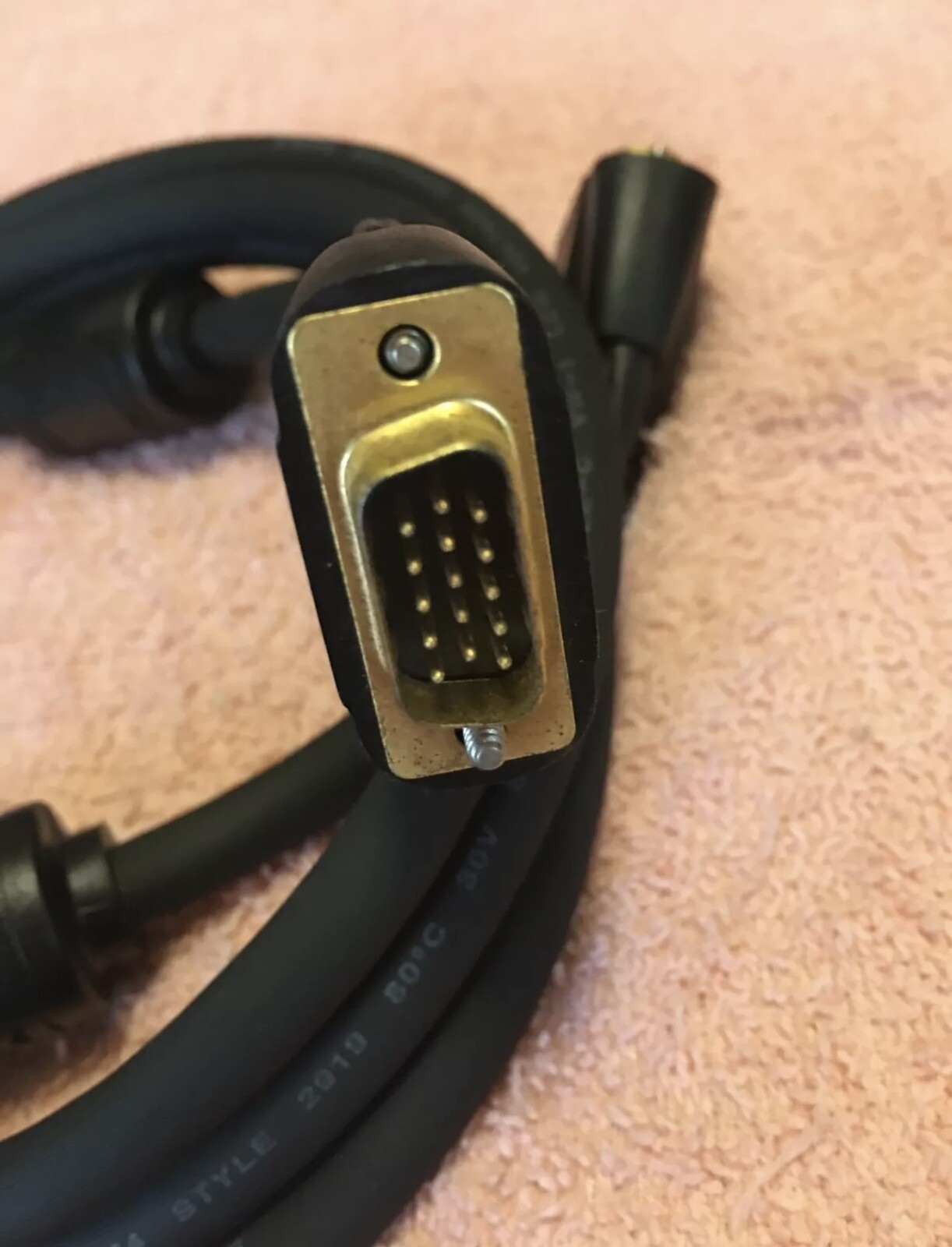 RADIO SHACK 6’ Foot Male to Male E101344 STYLE 2919 CABLE -