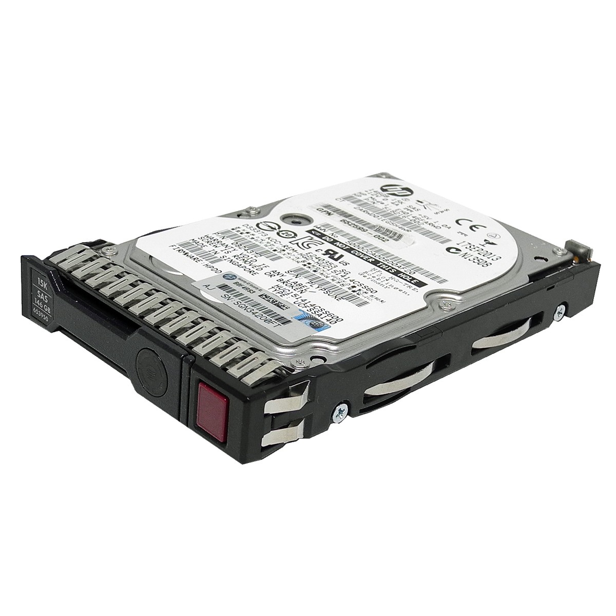 HP Toshiba 300GB 2.5" 15K 6G SAS HDD MK3001GRRB 653960-001 +Caddy