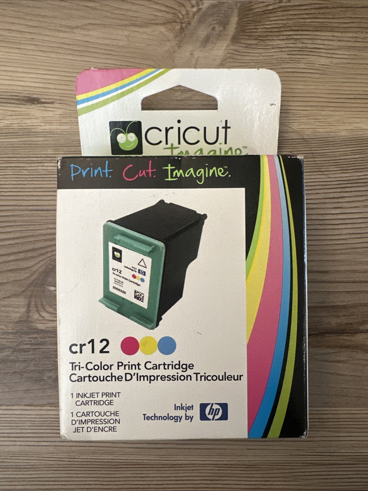 Cricut Imagine CR12 Tri Colour Ink HP Print Inkjet Cartridge Genuine-Exp June12