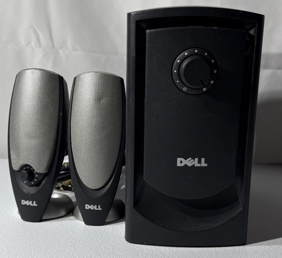 Dell A425 Zylux Multimedia Computer Speaker System Powered Subwoofer