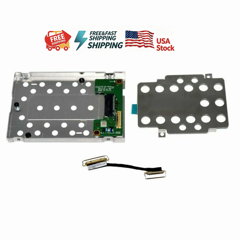 New Lenovo ThinkPad T470 T480 SSD HDD NVMe M.2 Adapter Caddy&cable 01AX994-USK