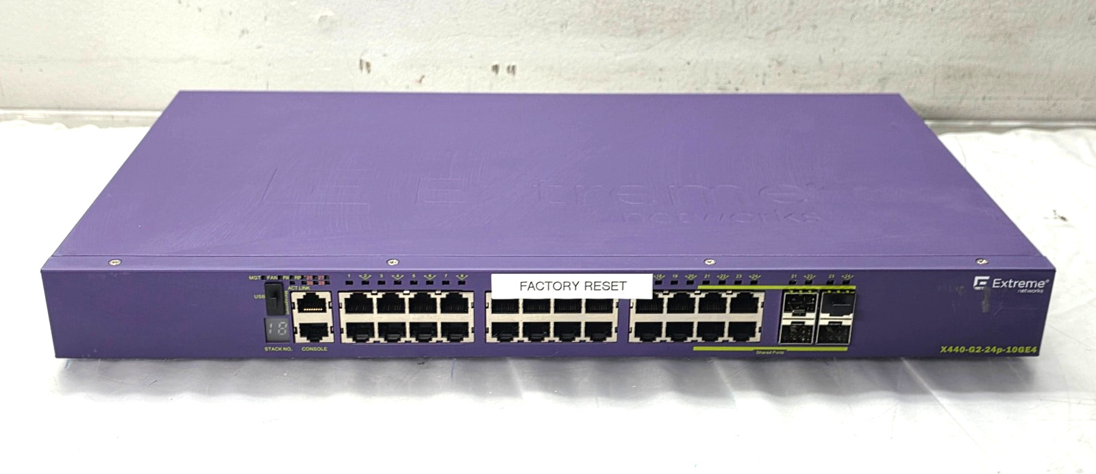 Extreme Networks 10GE X440-G2-24P-10GE4 16533 24Plus-Ports POE+ Switch B31