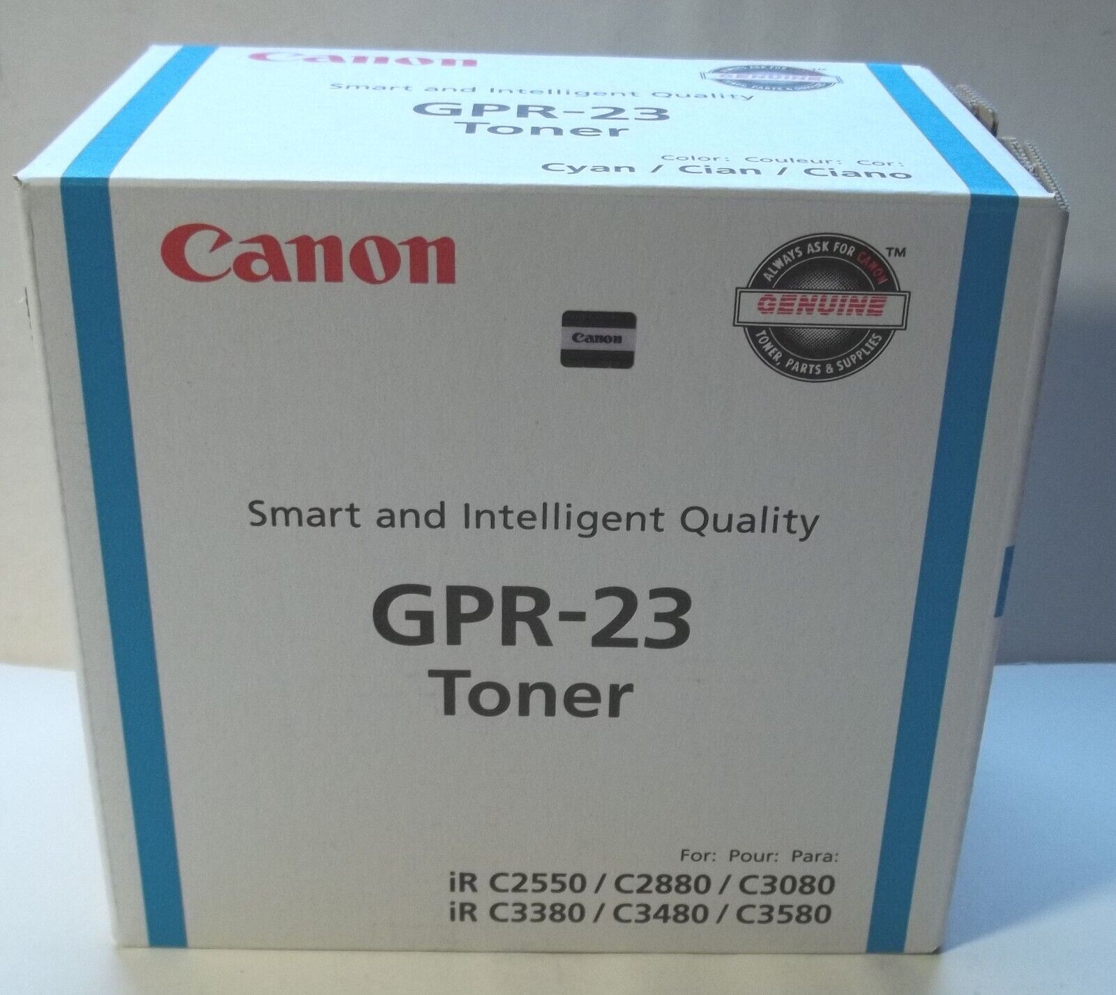 New (Sealed) Genuine Canon GPR-23 Cyan 0453B003 Toner Cartridge