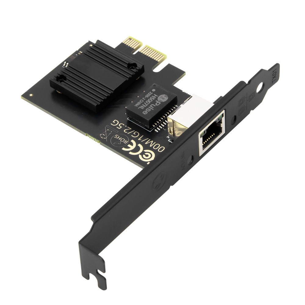 Intel I226 2.5Gb PCIe Network Adapter NIC RJ45 2500Mbps LAN Card Gaming Desktop
