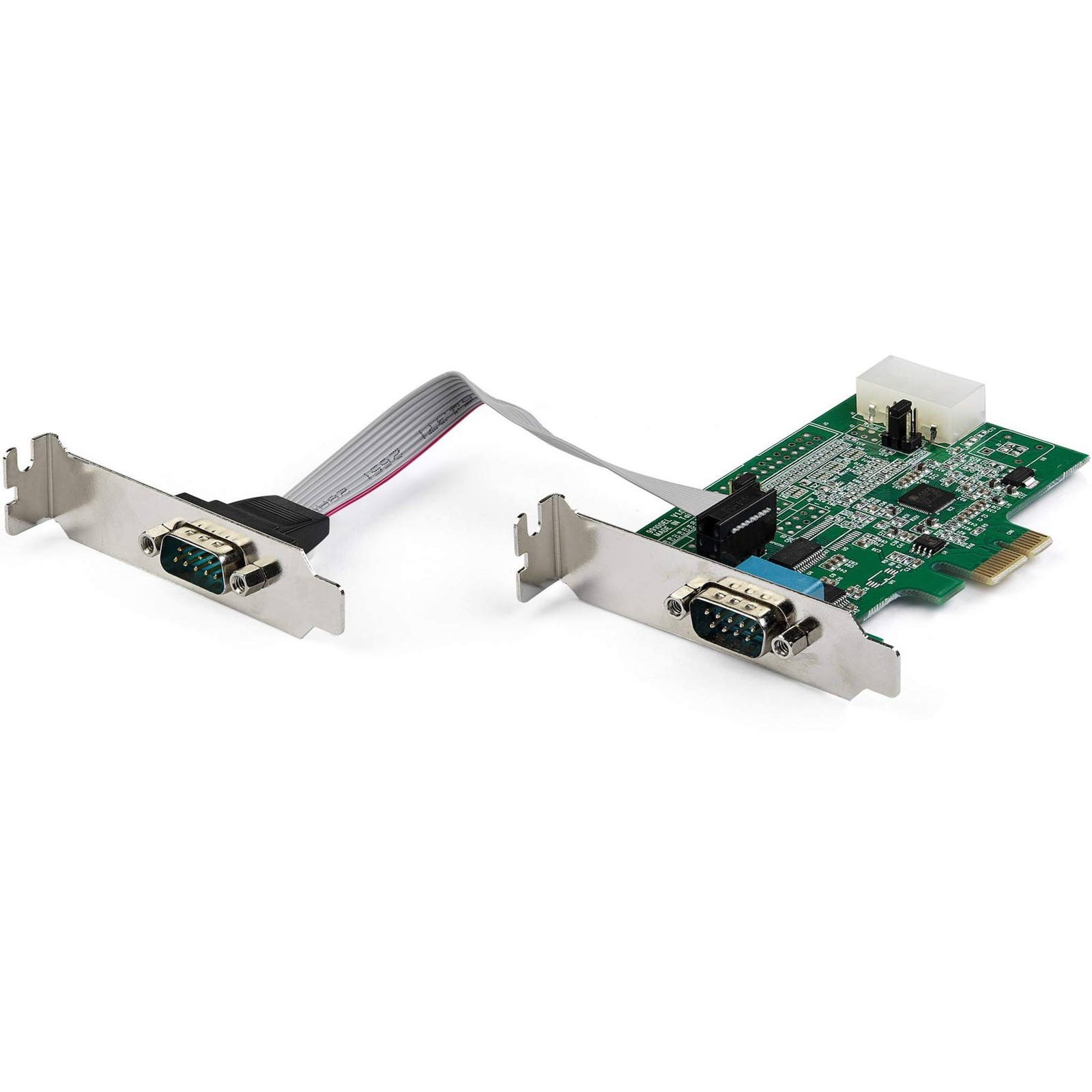 StarTech.com 2-port PCI Express RS232 Serial Adapter Card - PCIe RS232 Serial Ho
