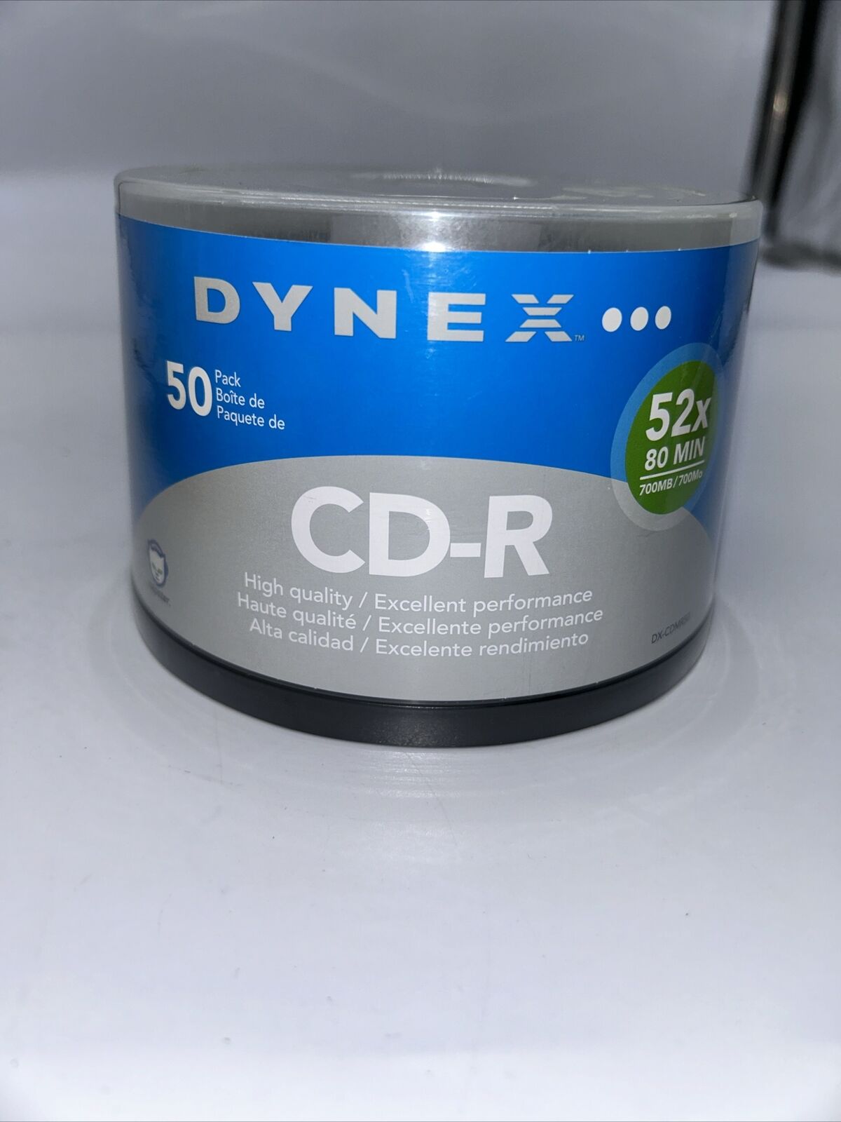 Dynex CD-R 52X 80 Min 700MB 50 Pack Recordable Compact Discs CD New