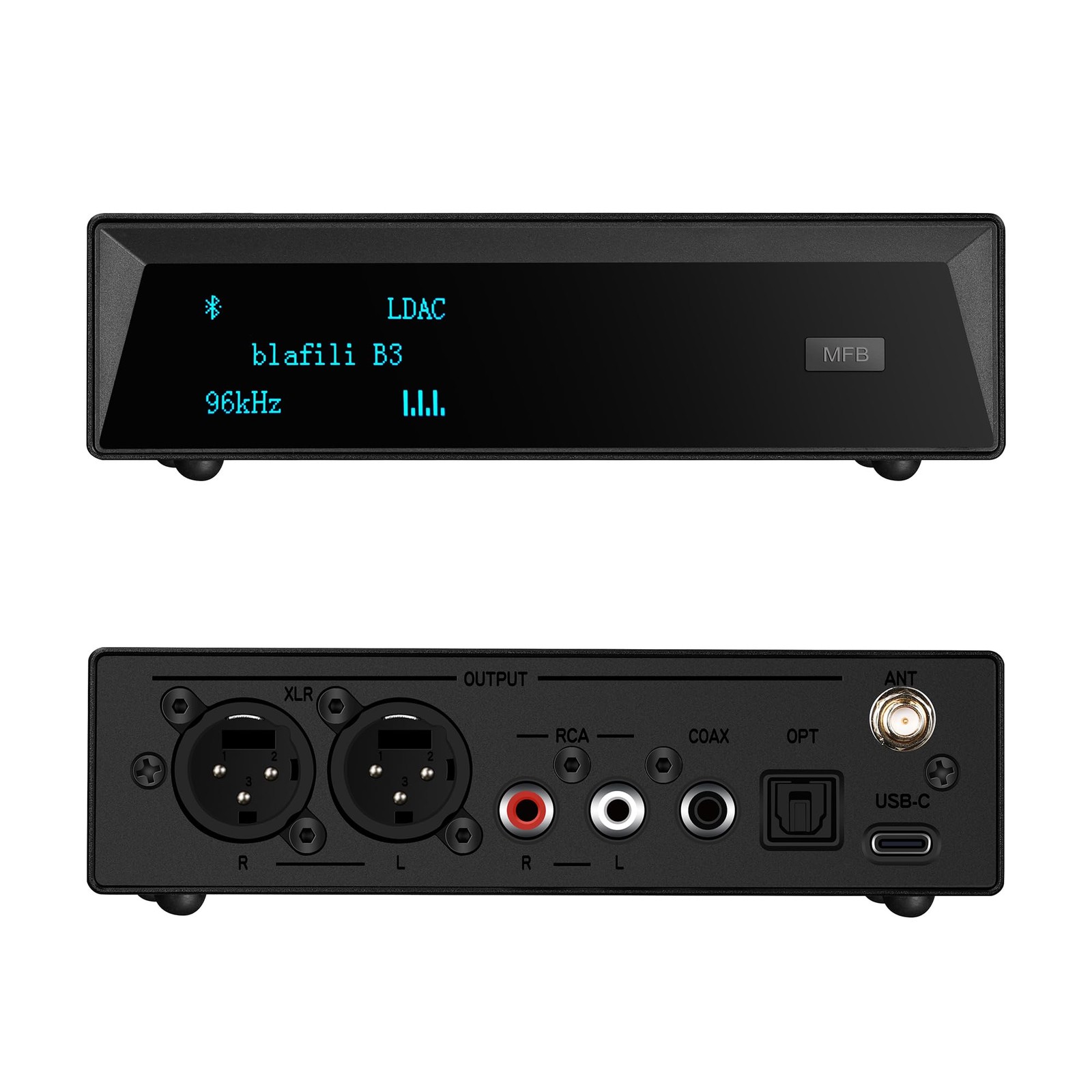 B3 Professional XLR Bluetooth 5.1 Audio Receiver, LDAC & aptX HD