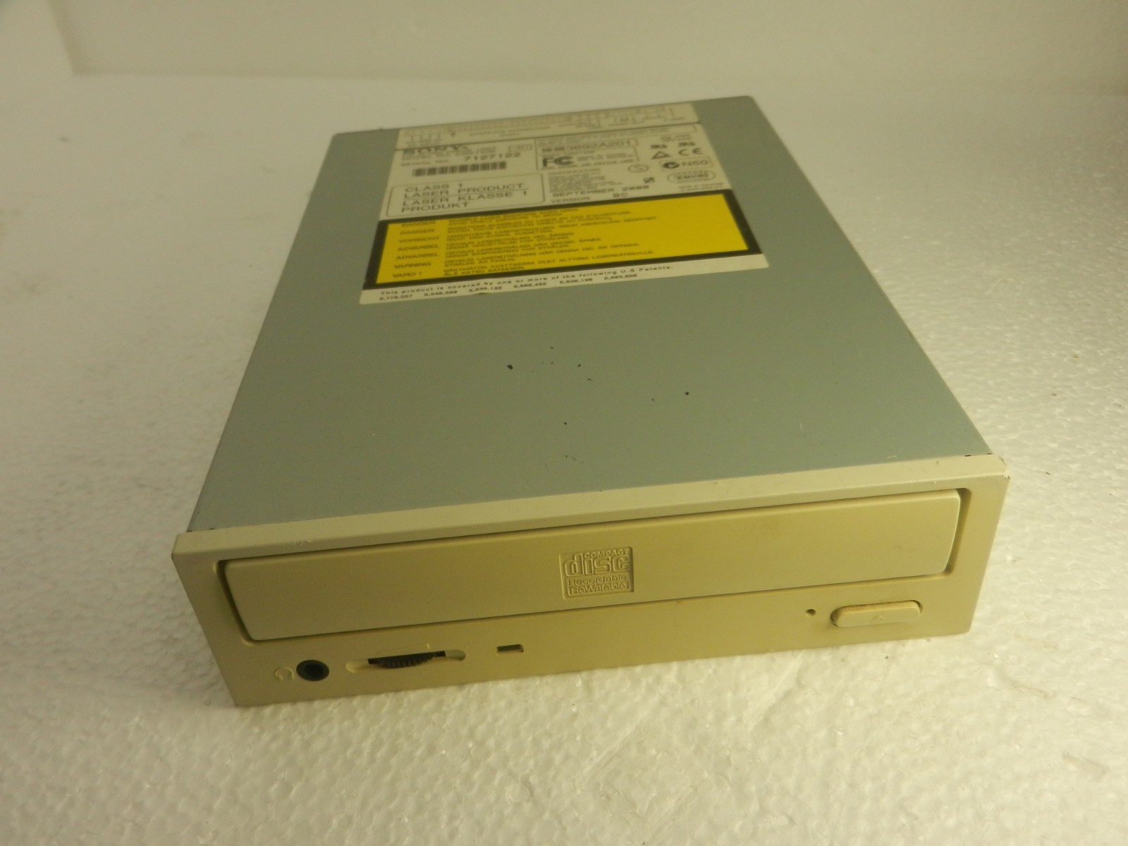 SONY MODEL CRX140E CD-R/RW INTERNAL DRIVE UNIT, CD BURNER