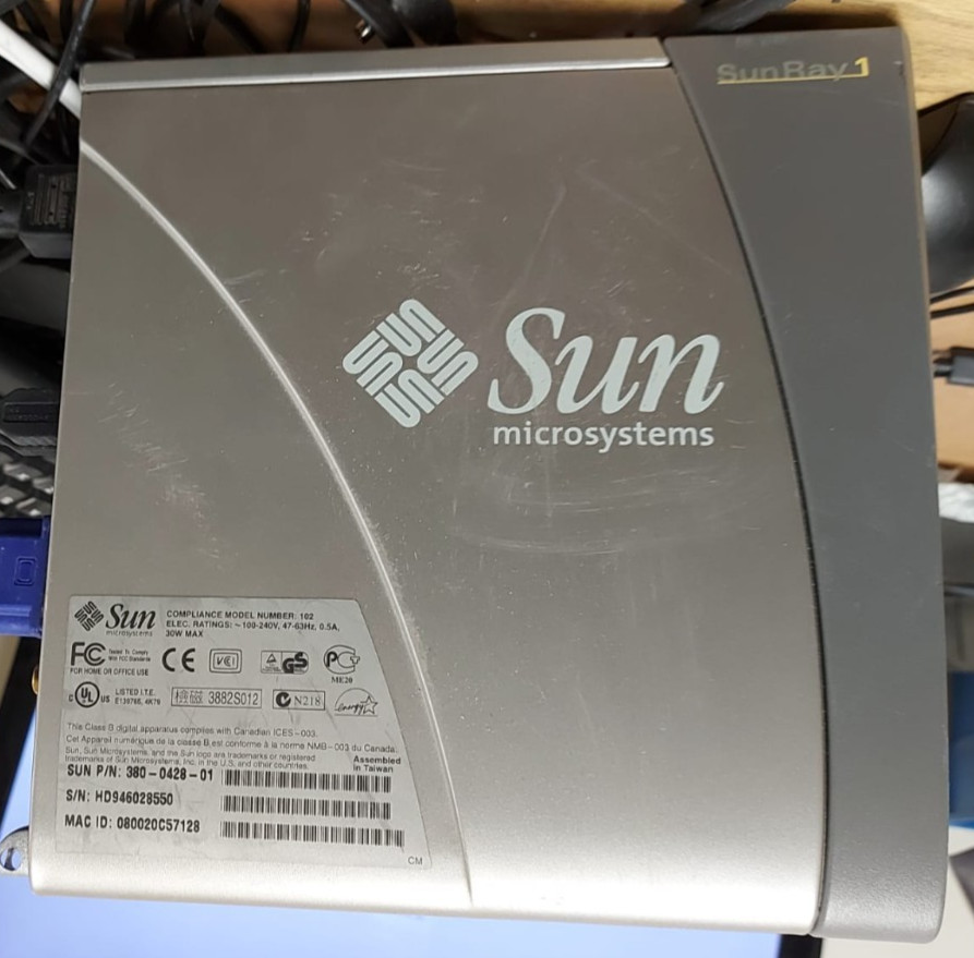 Sun Microsystems SunRay 1 Thin Client
