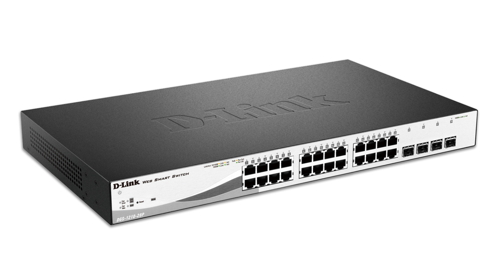 D-Link DGS-1210-28P 28-Port Gigabit PoE Web Smart Managed Switch