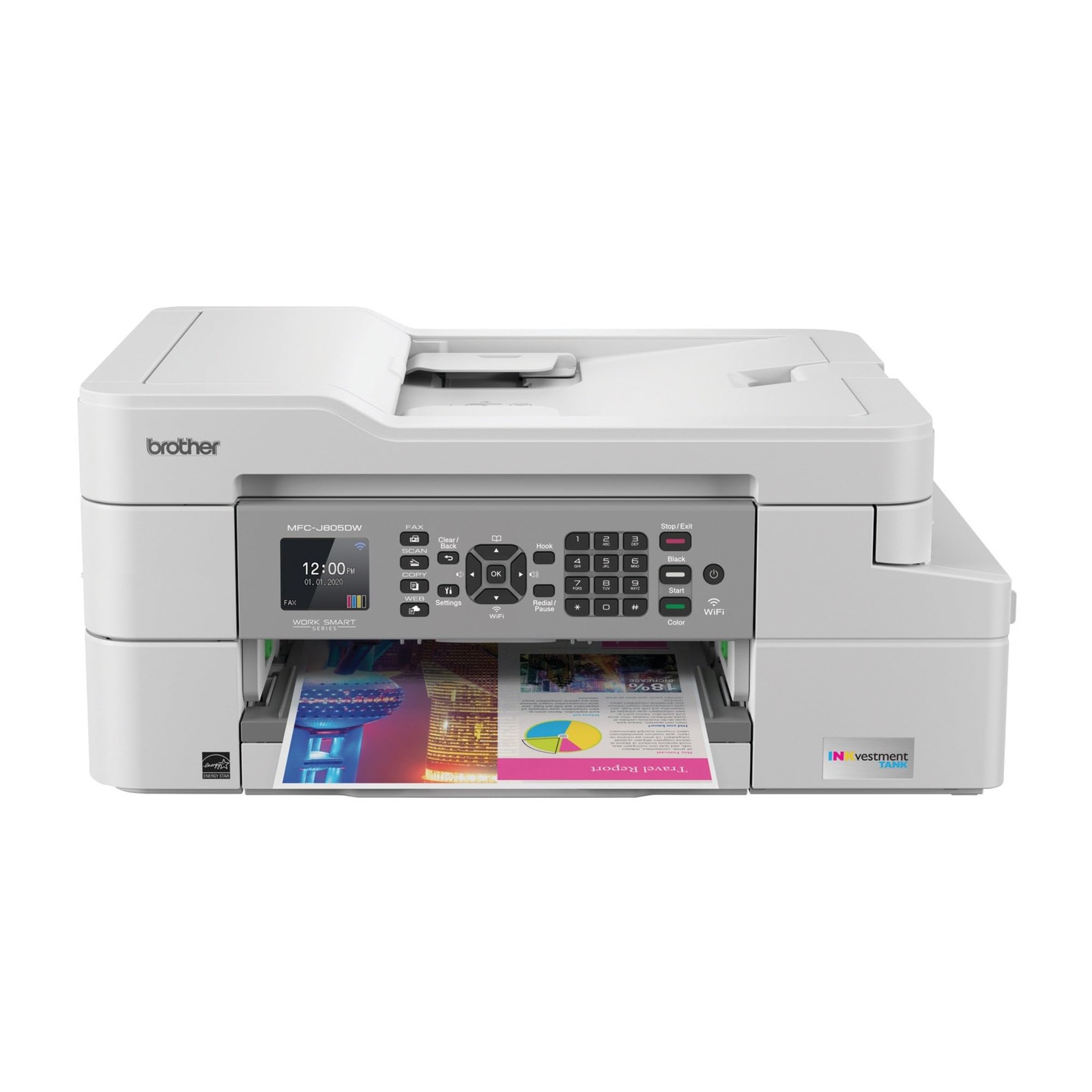Brother MFC-J805DW INKvestmentTank Color Inkjet All-in-One Printer