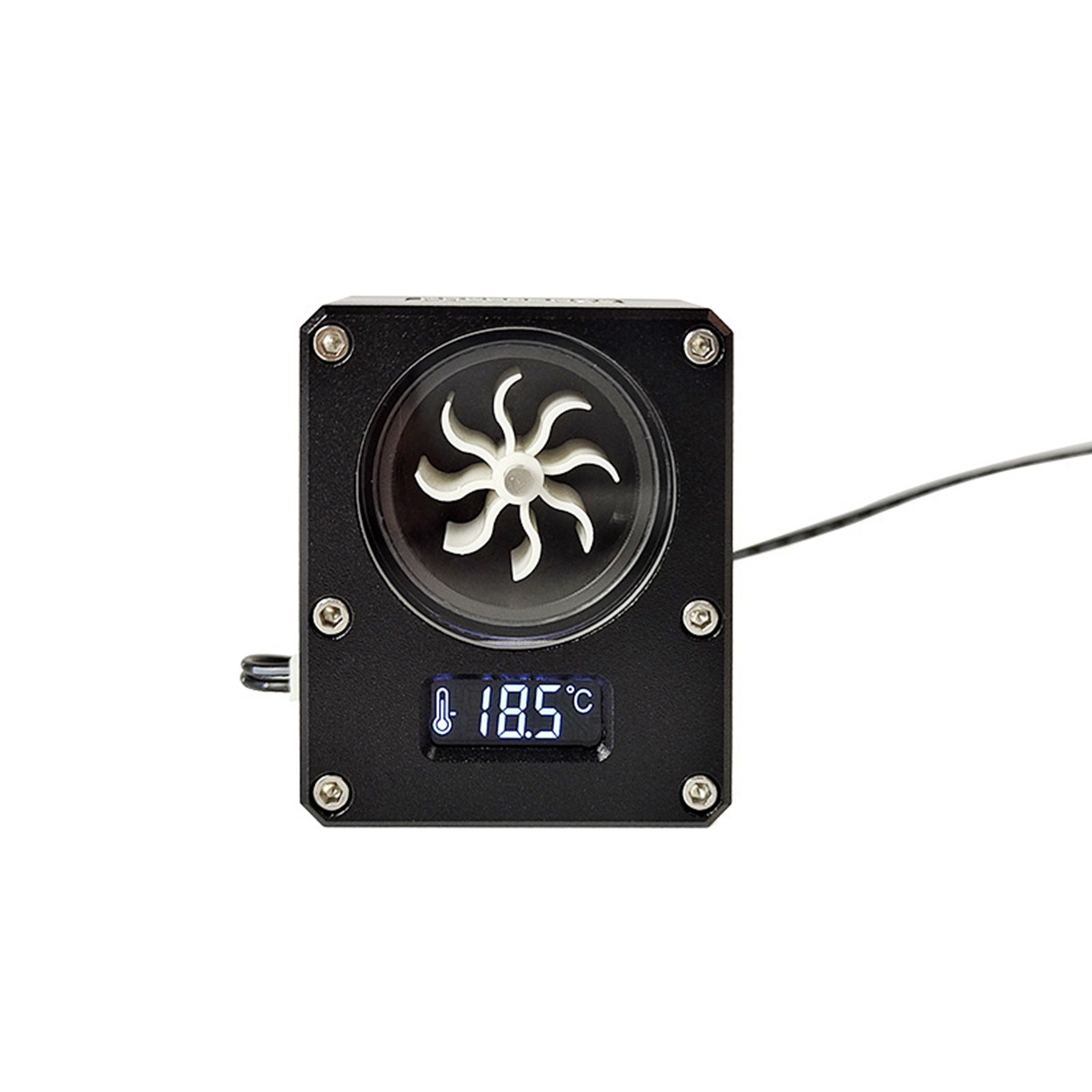 G1/4inch Water Flow Meter Indicator With Temperature Hard Drive Cooling