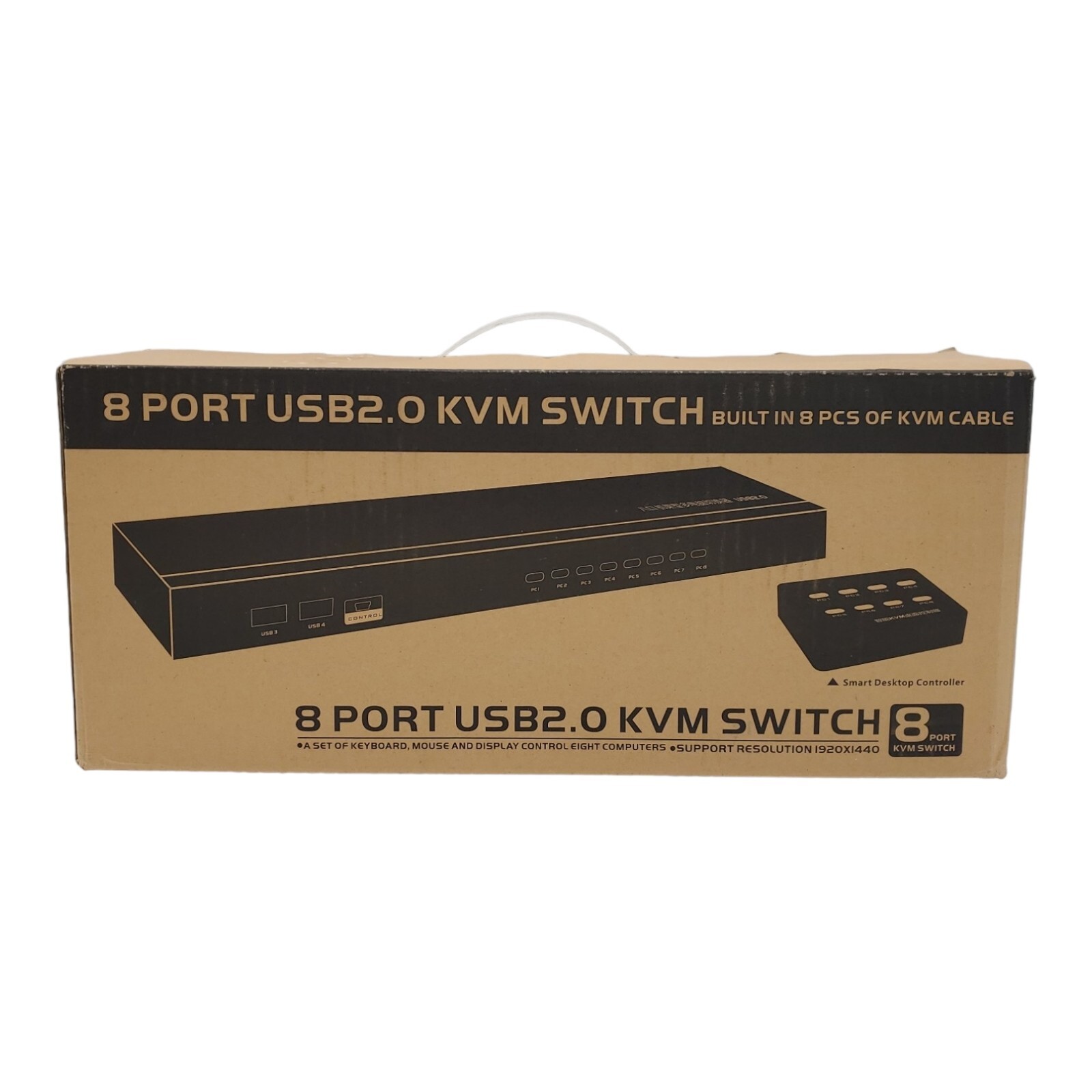 MT-VIKI 8 Port USB 2.0 KVM Switch, 801UK-L