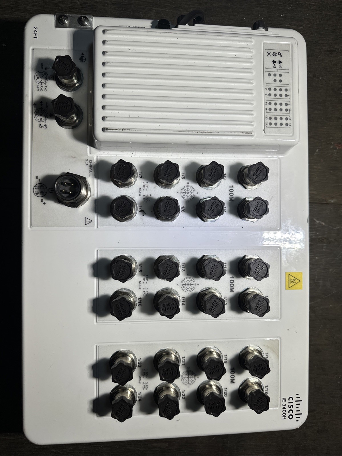 Cisco IE-3400H-24FT V01 Catalyst Ethernet Switch Network Advantage