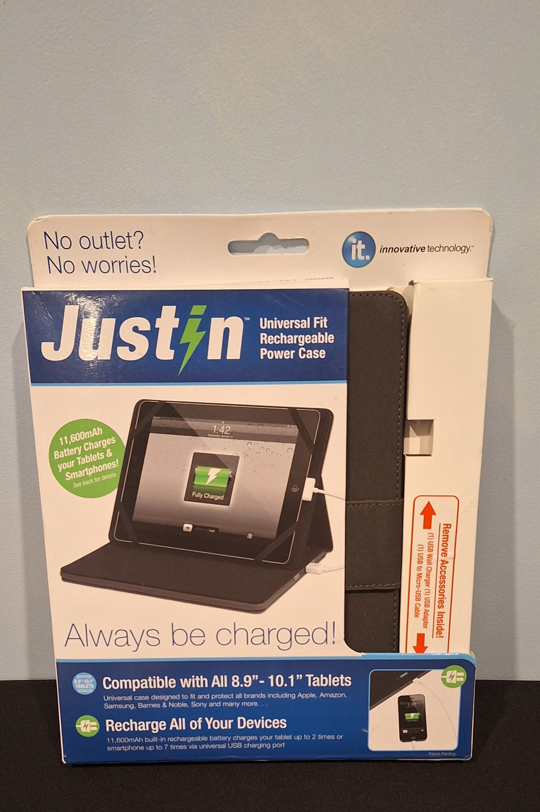 Innovative Technology Just In  Rechargeable Power Case Ipad & more New Open Box