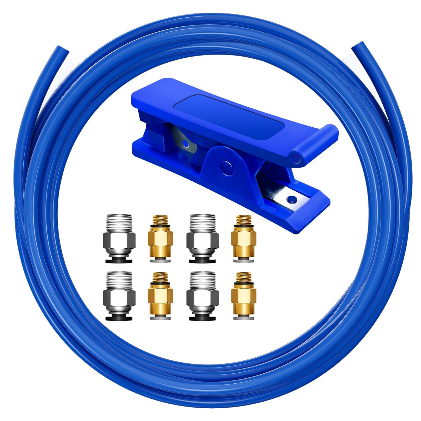 HANGLIFE Bowden Tube Kit, PTFE for 1.75mm Filament 2 meters, 2 Meter Kit 