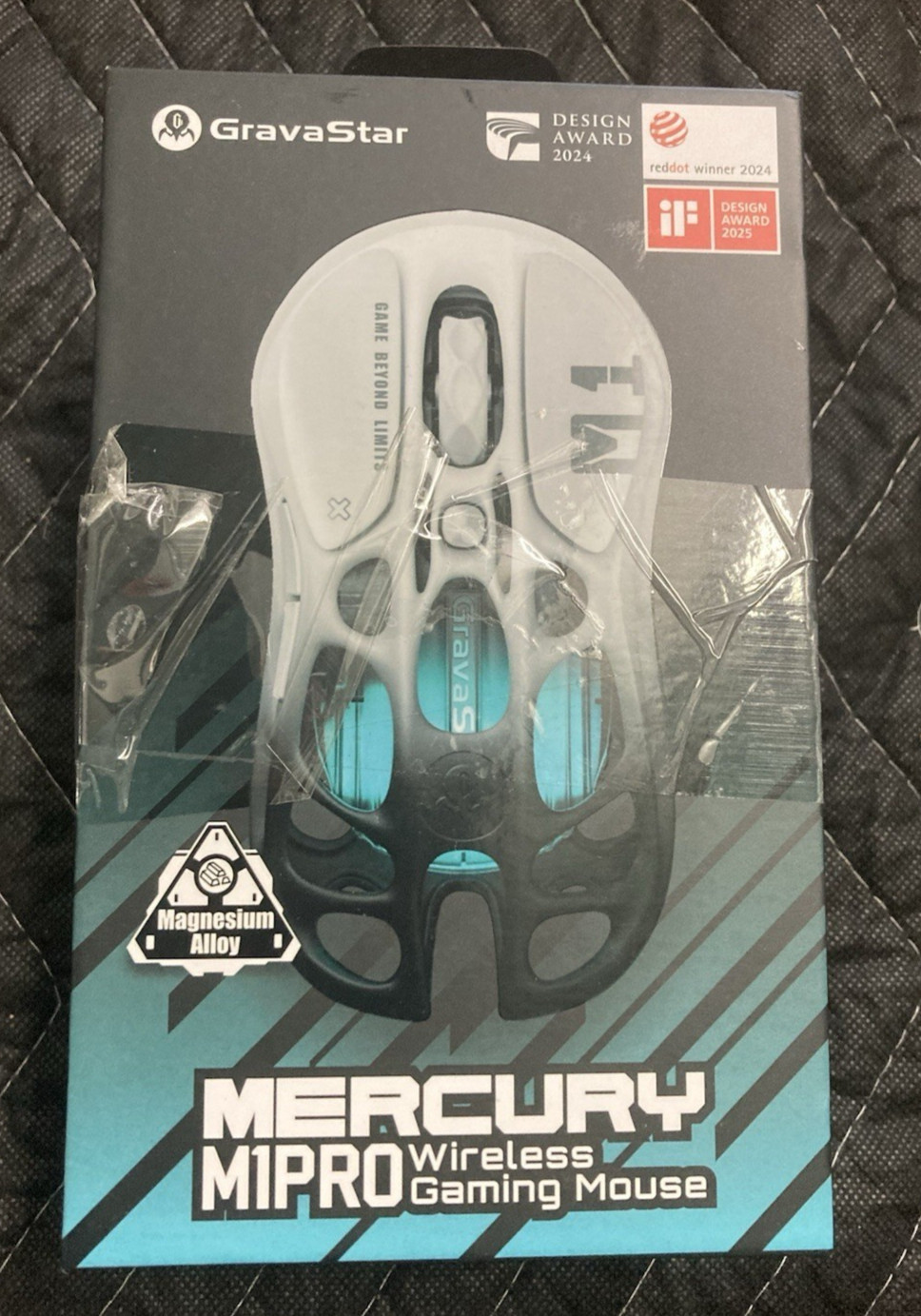 GravaStar Mercury M1 Pro Tri-Mode Wireless Gaming Mouse 200H Battery