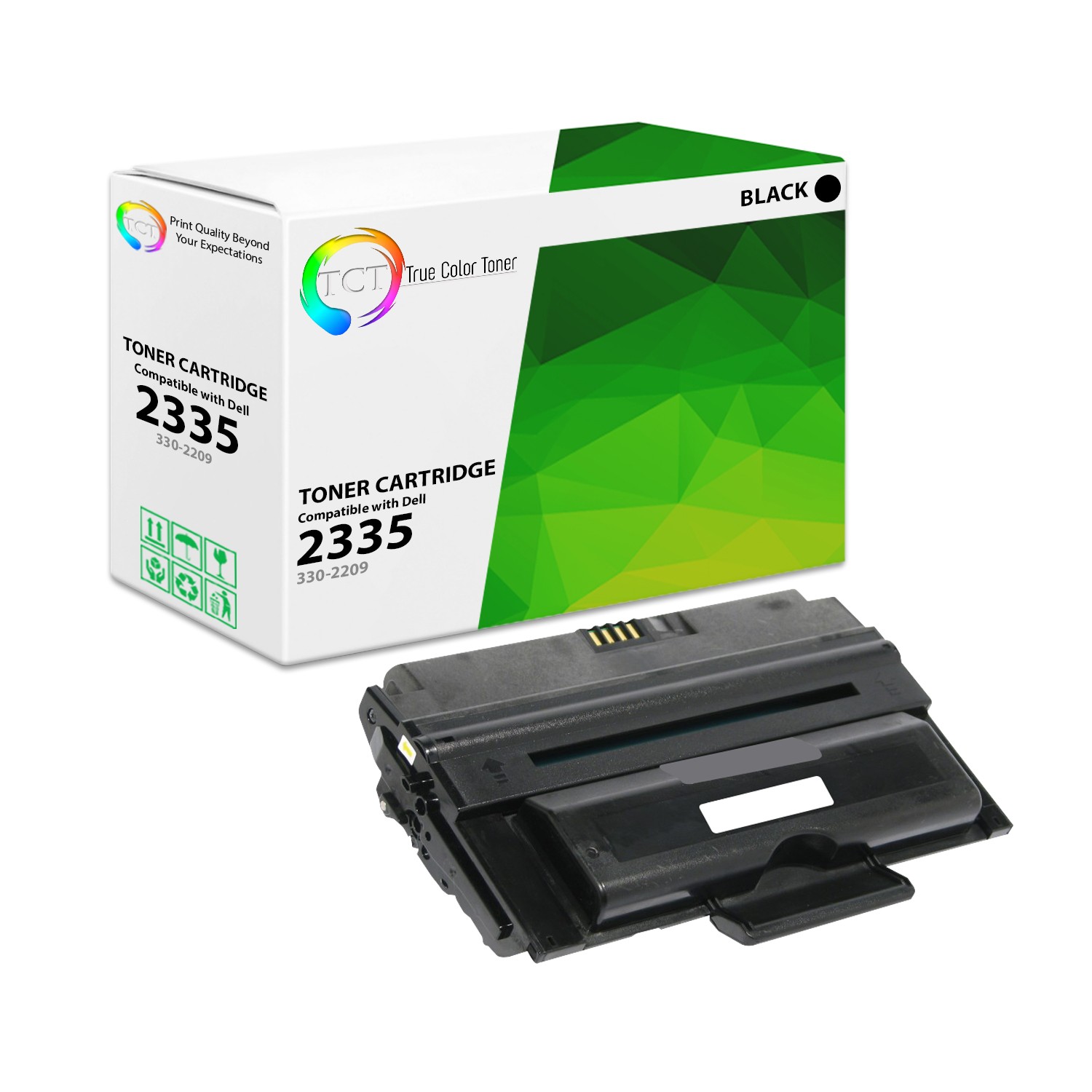 TCT 330-2209 HX756 NX994 Black Toner Cartridge For Dell 2335 2335dn 2355dn