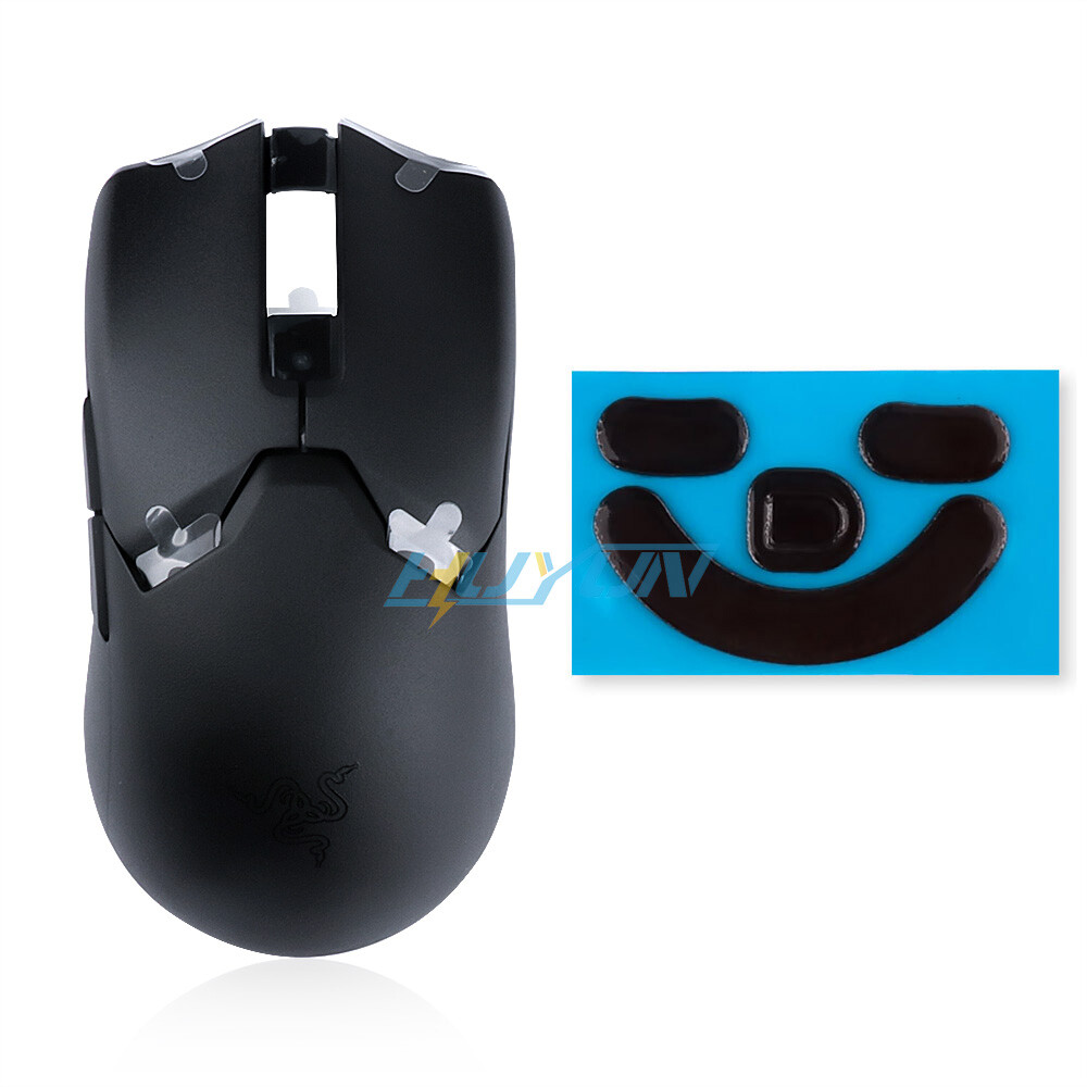 Mouse Top Shell and Foot Stickers for Razer Viper V2 Pro Wireless Mouse 