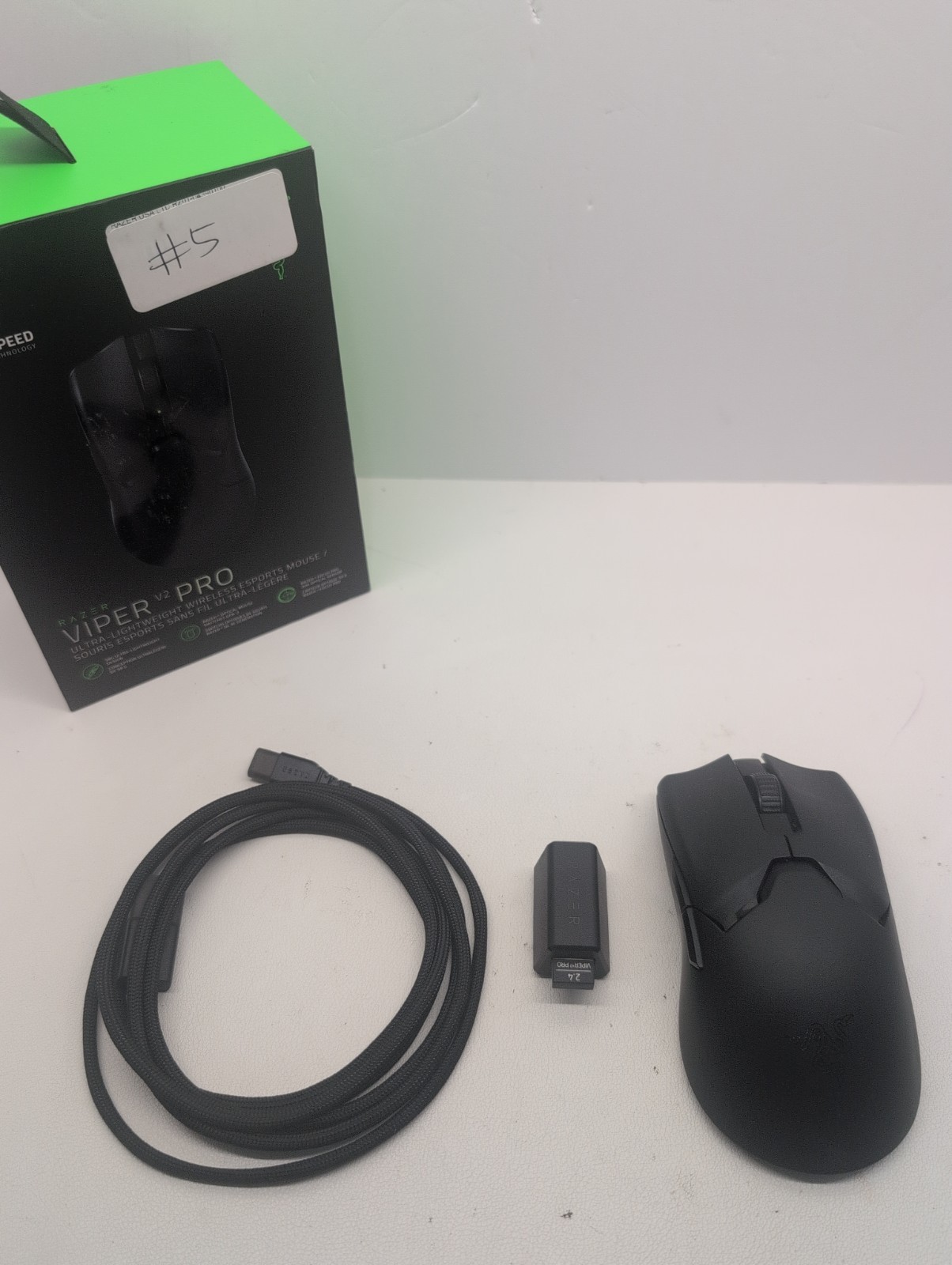 Razer Viper V2 Pro Wireless Gaming Mouse White with box #5