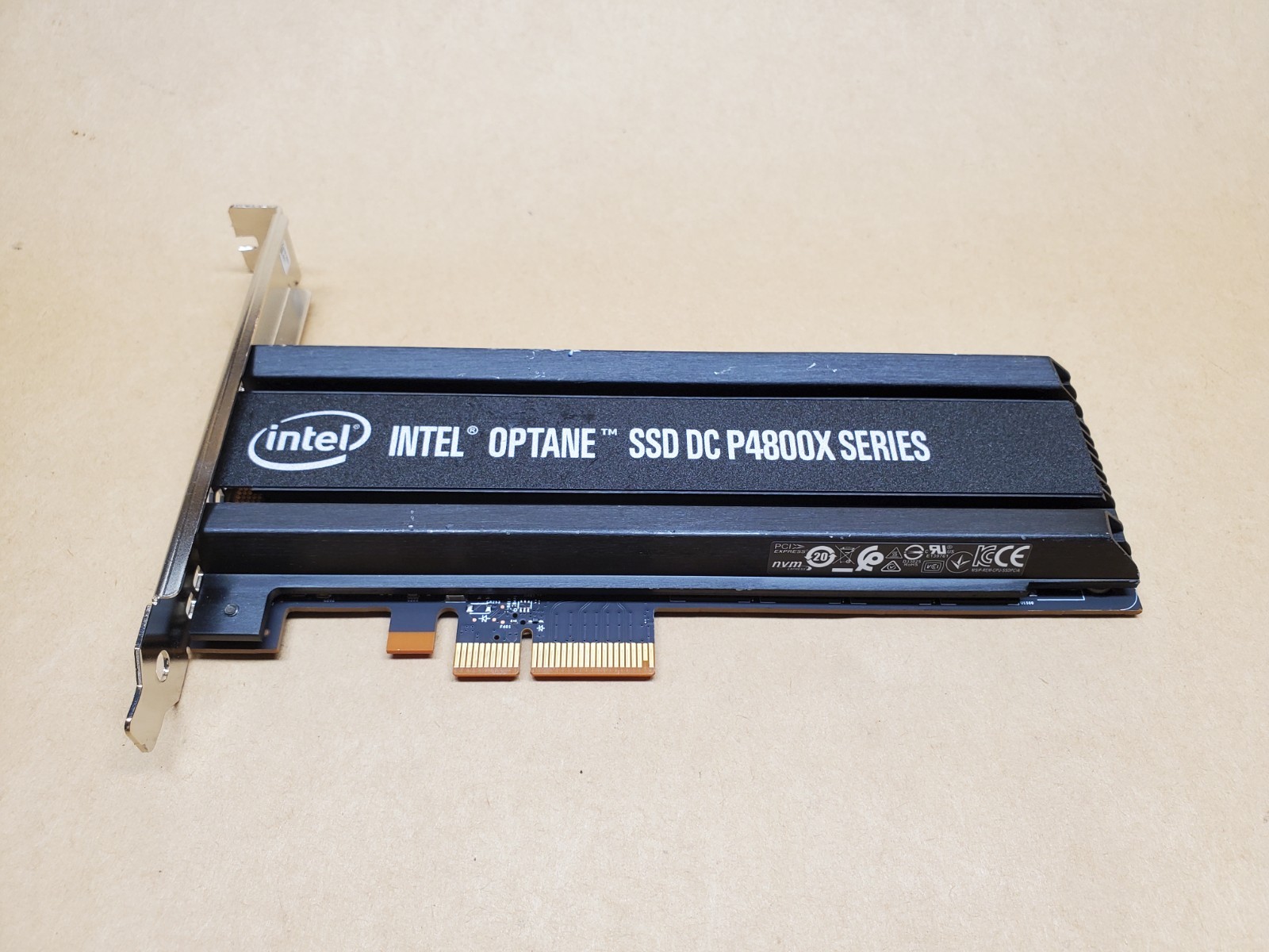 750GB Intel Optane SSD DC P4800X Series SSDPED1K750GA PCIe NVMe | Tested