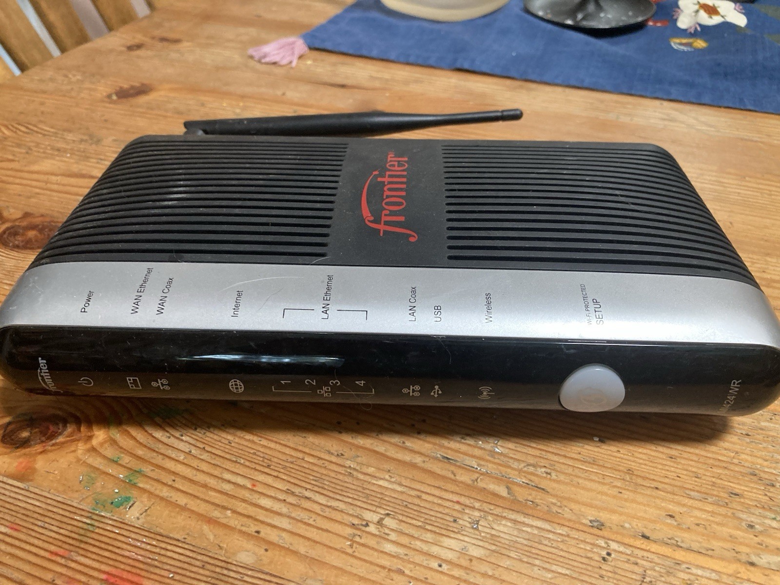 Verizon Actiontec WiFi router M1424WR Rev.1 No Power Cord 
