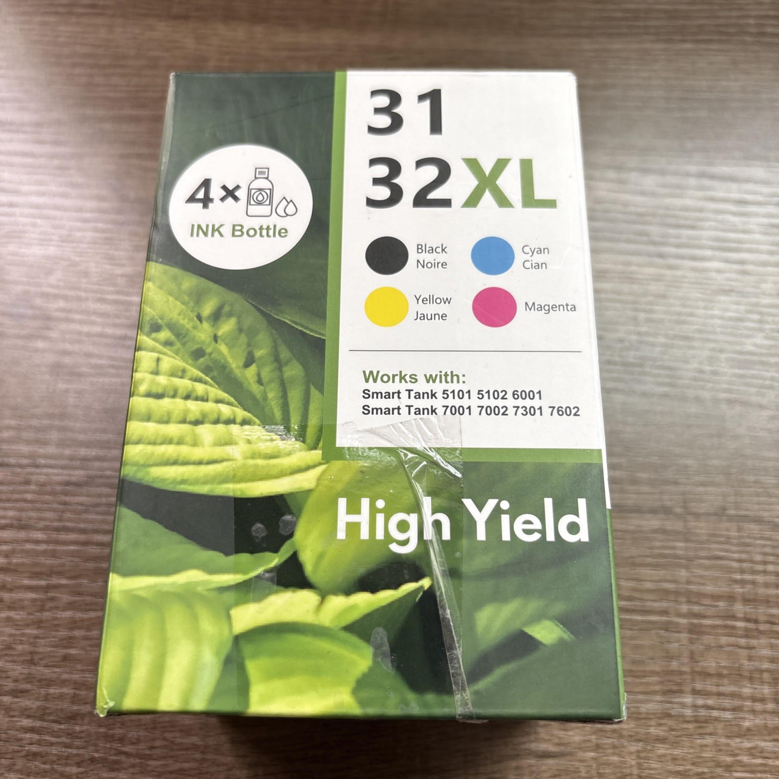 32XL/31 Black Cyan Yellow Magenta High Yield Ink Refills 4/Pack - 1VV24AN
