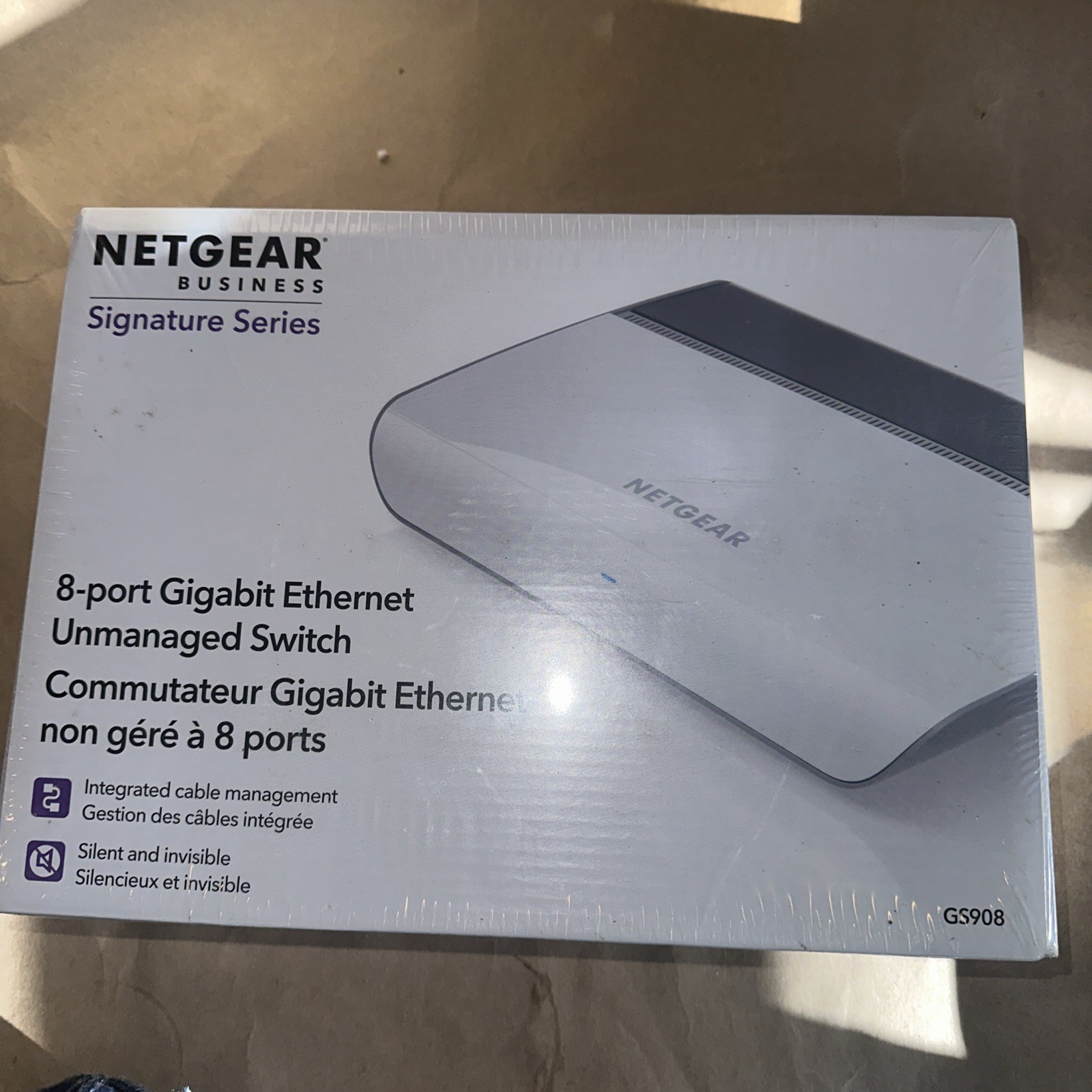 NETGEAR GS908-100NAS 8 Port Gigabit Switch (Brand New)