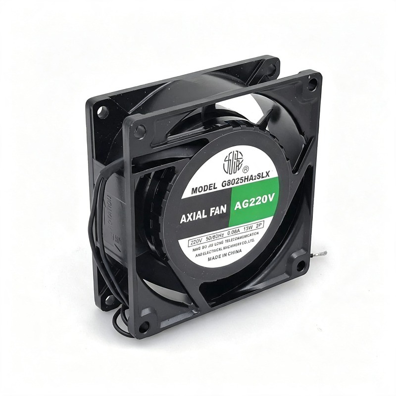 1PCS G8025HA2SLX 8025 AC220V 0.08A 13W 8CM Silent Axial Cooling Fan
