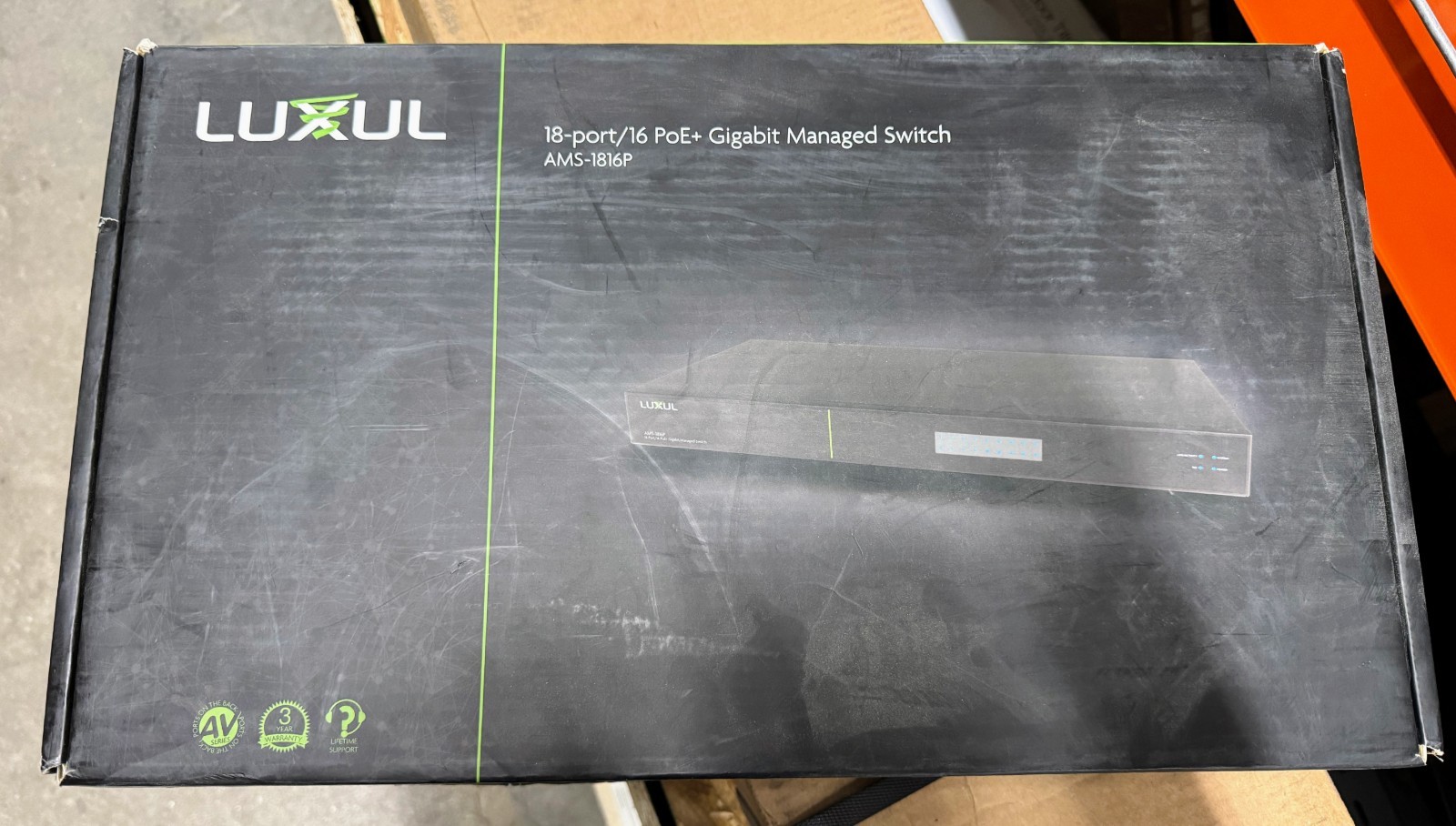 Luxul AMS-1816P AV Series 18-Port Gigabit PoE+L2/L3 Managed Switch