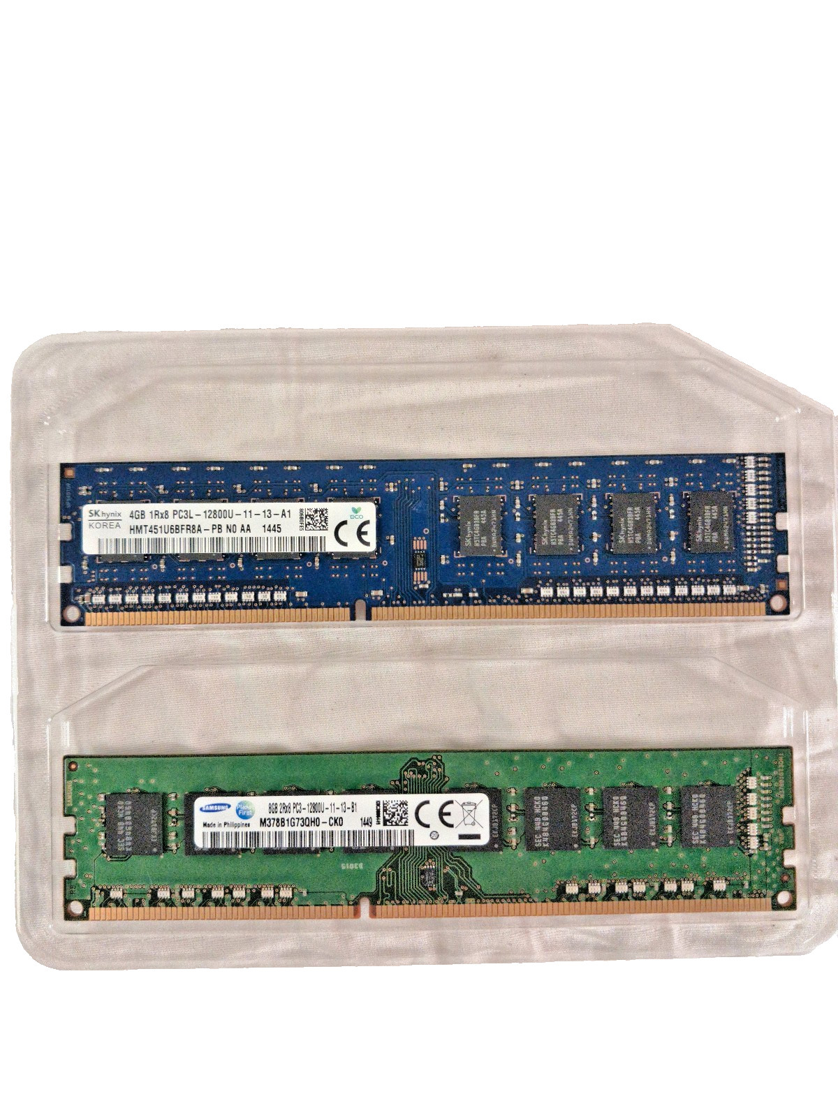 12GB DDR# RAM - 1x8GB Samsung 1x4GB SK Hynix