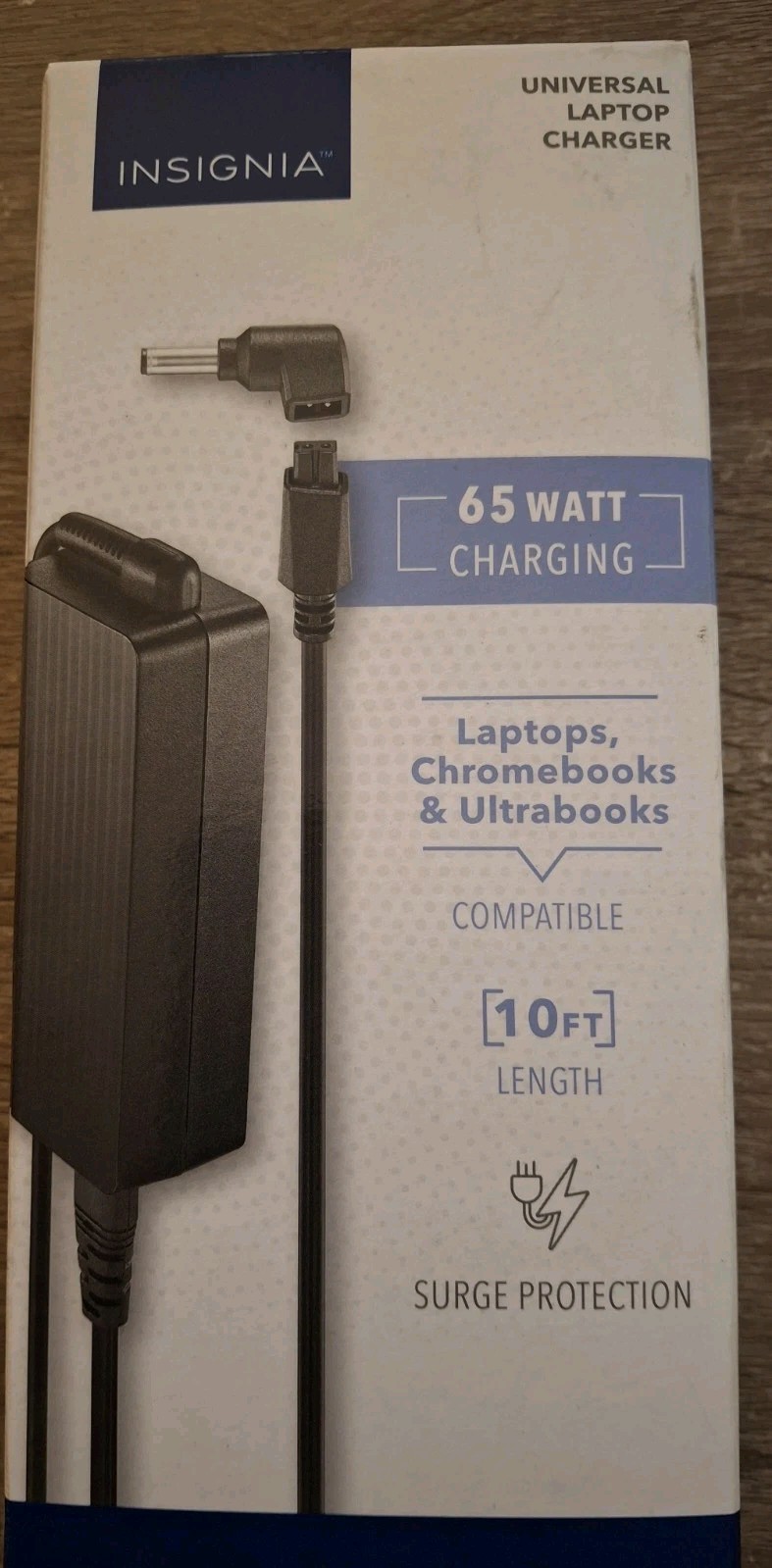 Insignia 65W Universal Laptops/Chromebooks/Ultrabooks Charger (OPEN BOX)