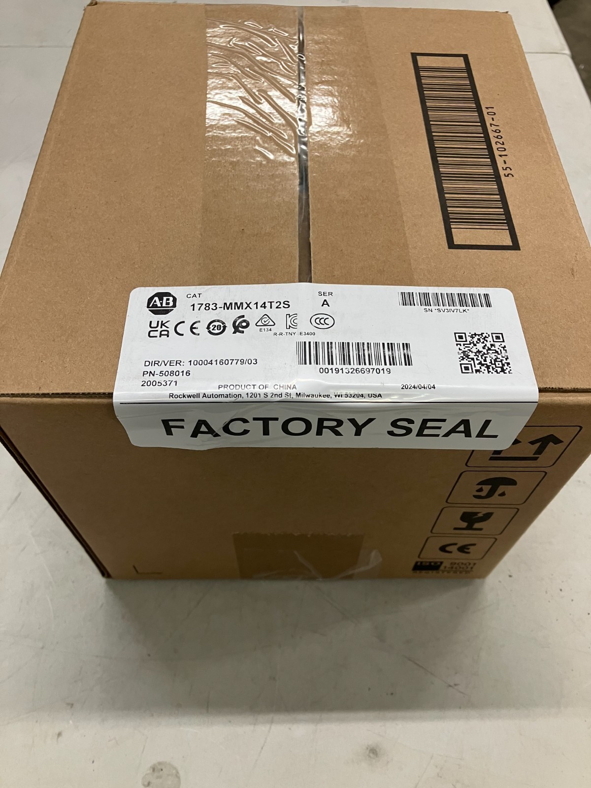 New AB 1783-MMX14T2S  New in Box New Factory Sealed PLC 1PC US