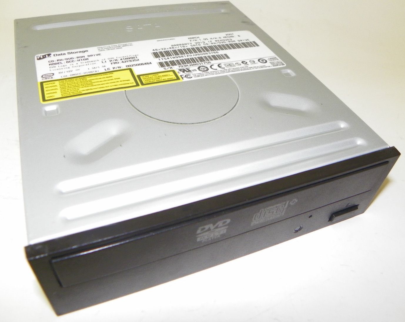 HL GCC-H10N SATA CD-RW/DVD-ROM Combo Drive IBM FRU 42Y9352