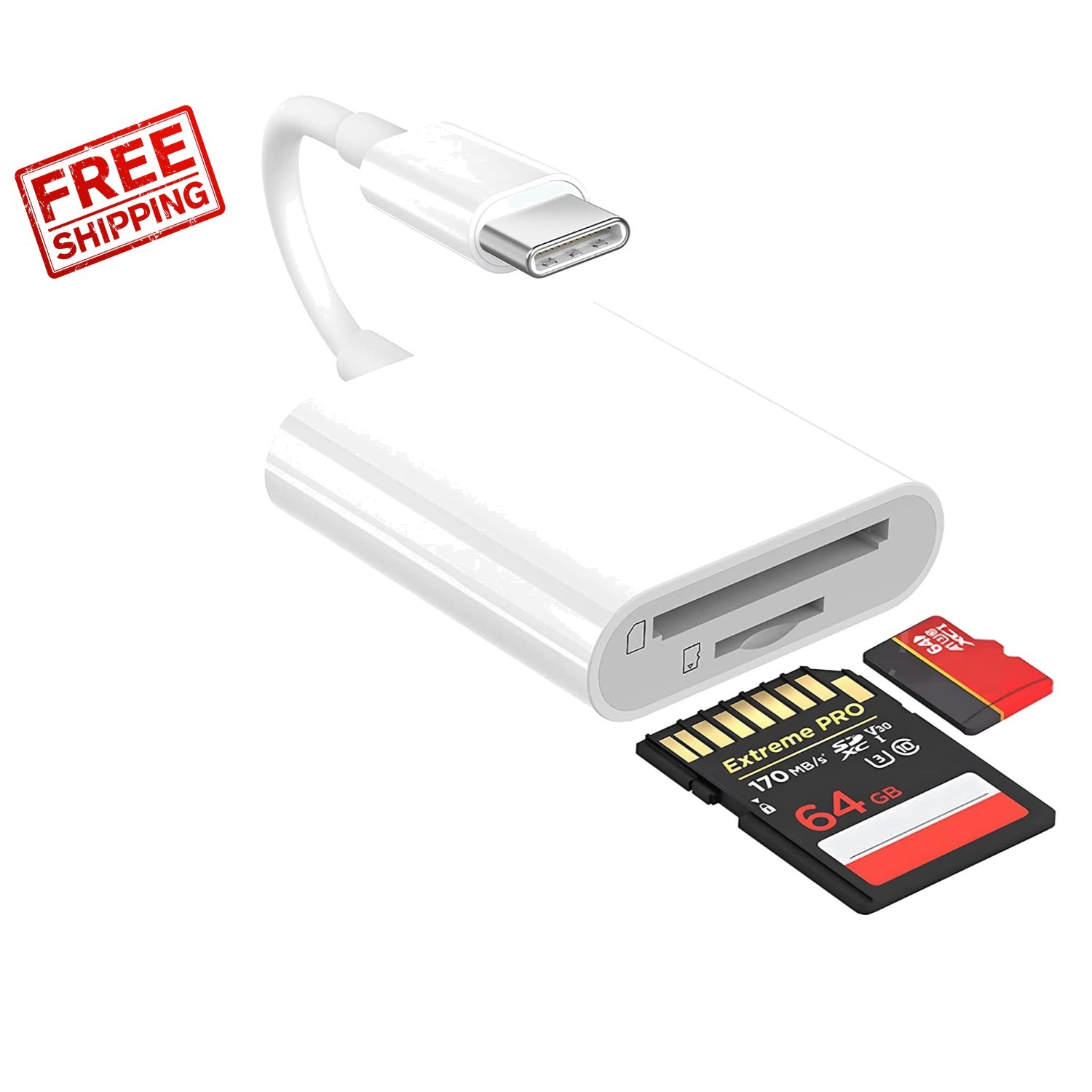Instantly Transfer Photos with USB C SD Card Reader | Perfect for Android & Mac