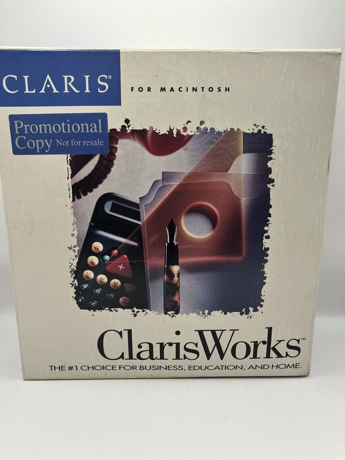 Claris Works For Macintosh 1993 3.5” Floppy Disks Power Mac Apple