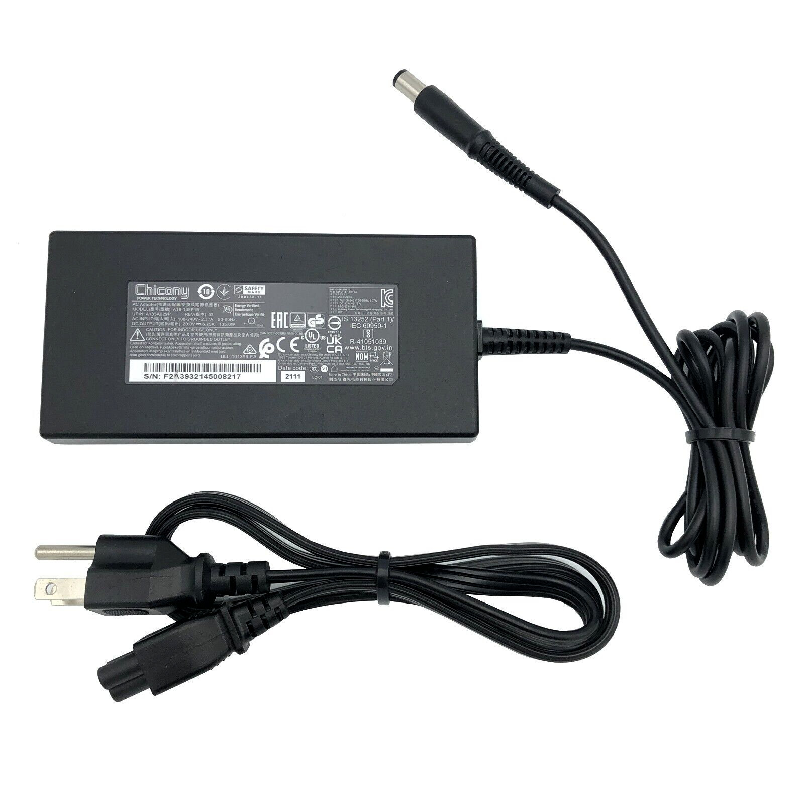 Genuine Chicony Power Adapter for OWC Thunderbolt 4 Docking Station OWCTB4DOCK