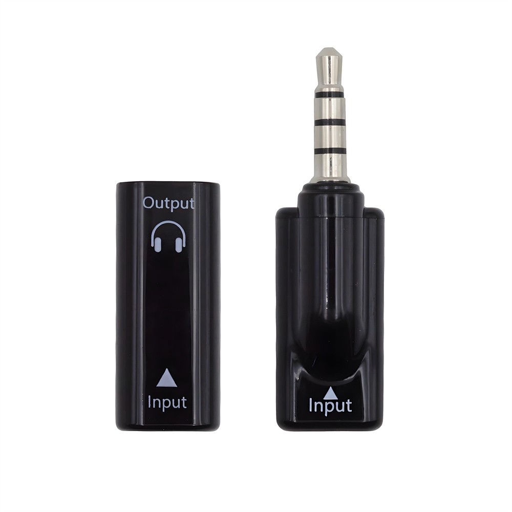 CY 2pcs Type-C USB-C Female to 3.5mm Audio AUX & MIC Sound Card 16bit  Adapter