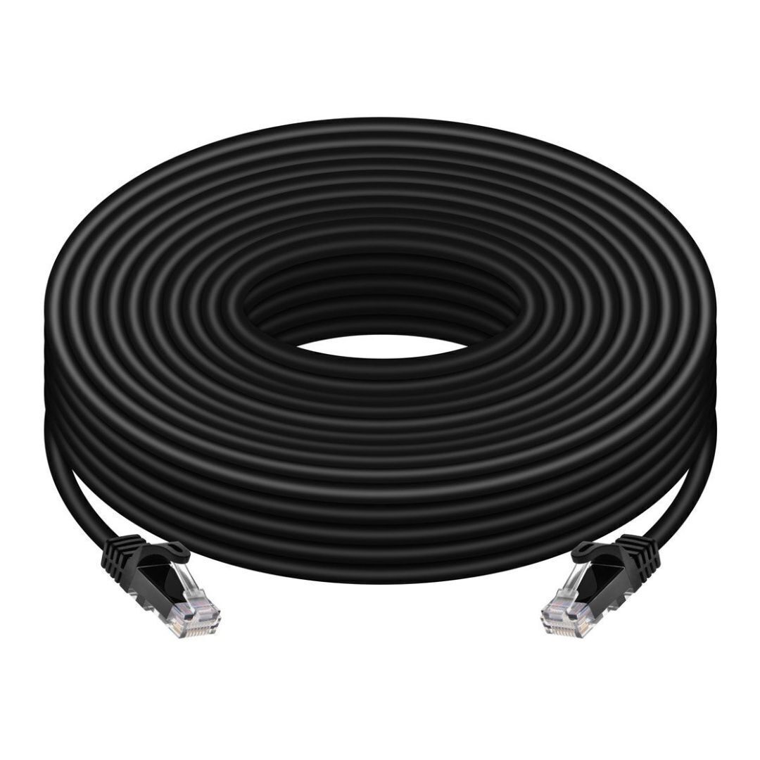 Monoprice Flexboot Series UTP Cat6 24AWG Ethernet Patch Cable 100 Feet Black