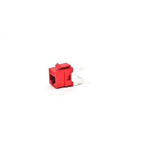 Belden AX104190 Category 6+ RJ45 KeyConnect Style Red Modular Jack