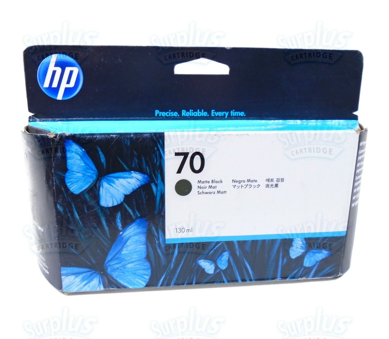 Genuine HP 70 Matte Black Ink 130ml DesignJet L3S81B E1L21B Q6675A  - Retail Box