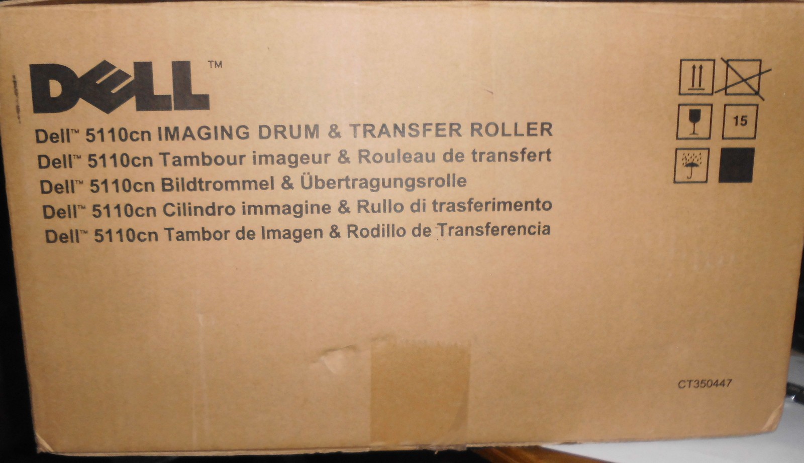 Dell UF100 Imaging Drum Drum M6599 for 5110CN 5110 + Transfer Roller J6343 C